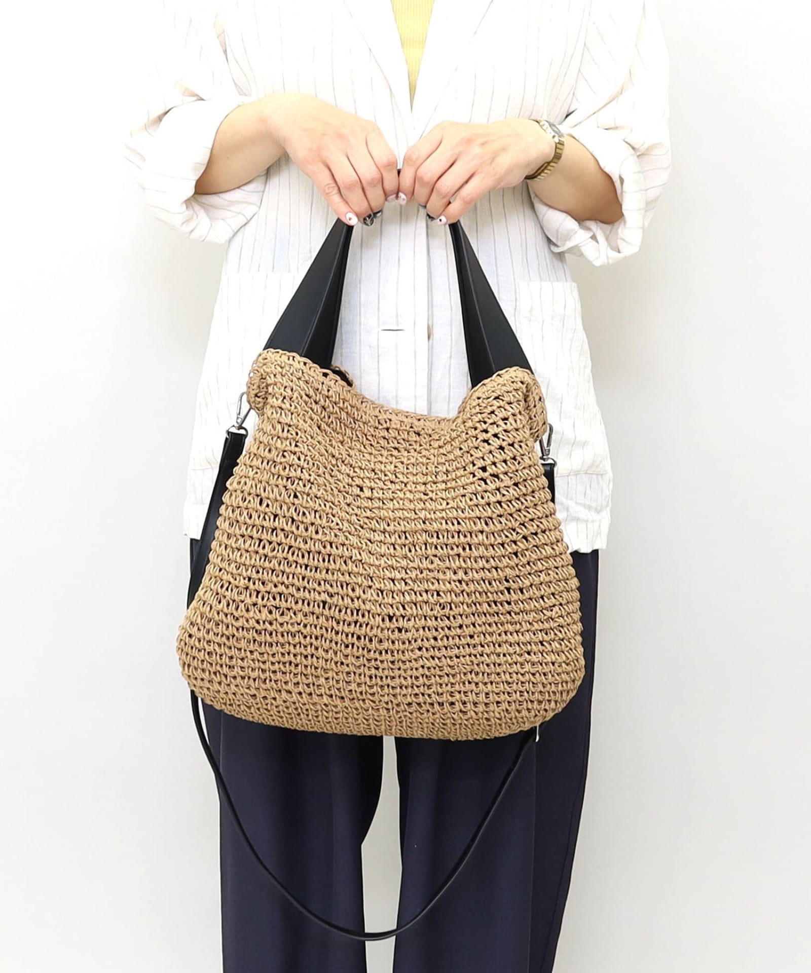 OUTLET SALE】 ペーパー2WAYカゴバッグ／A4対応 | COO ONLINE