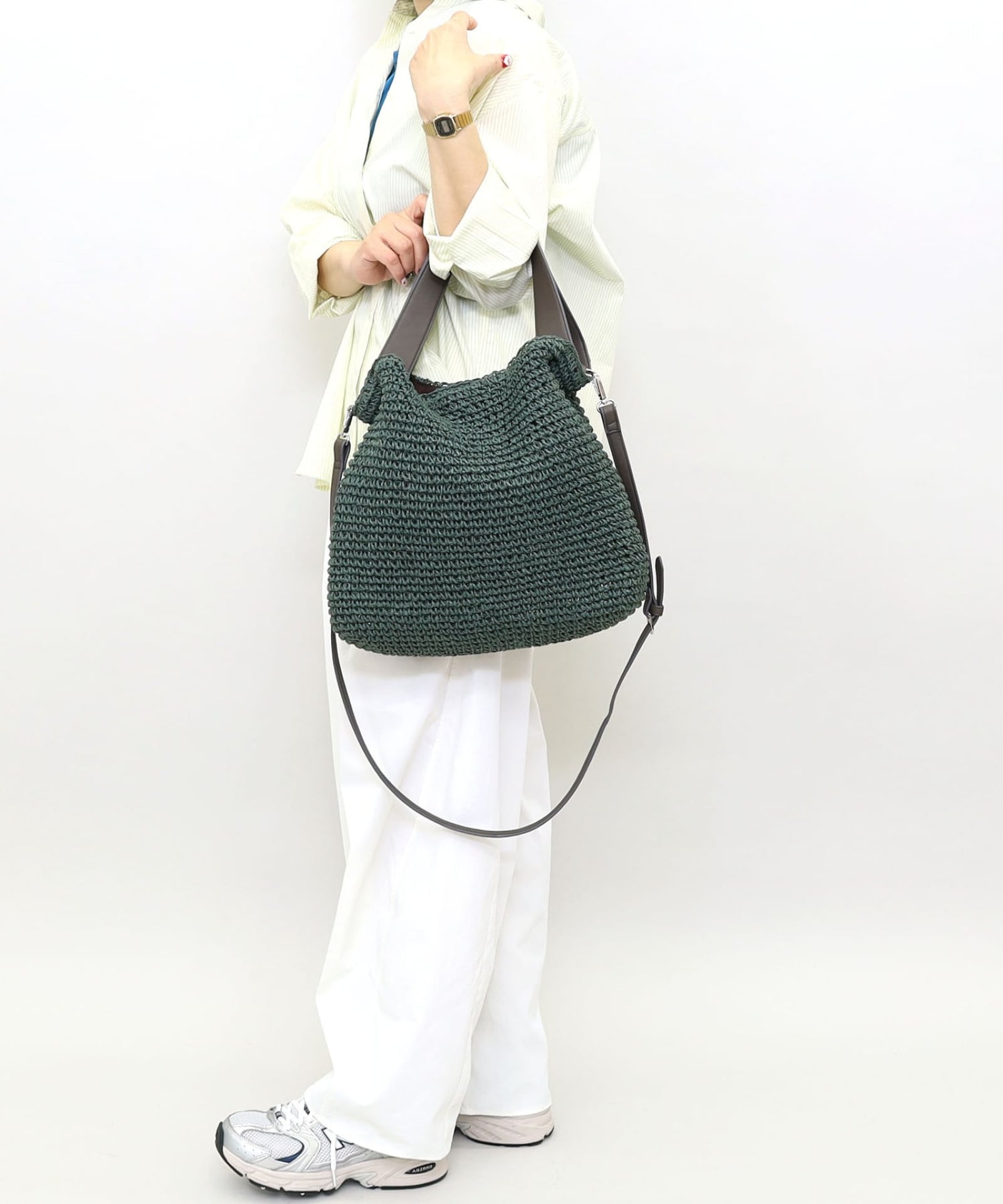 ☆SUMMER SALE☆ペーパー2WAYカゴバッグ／A4対応 | COO ONLINE