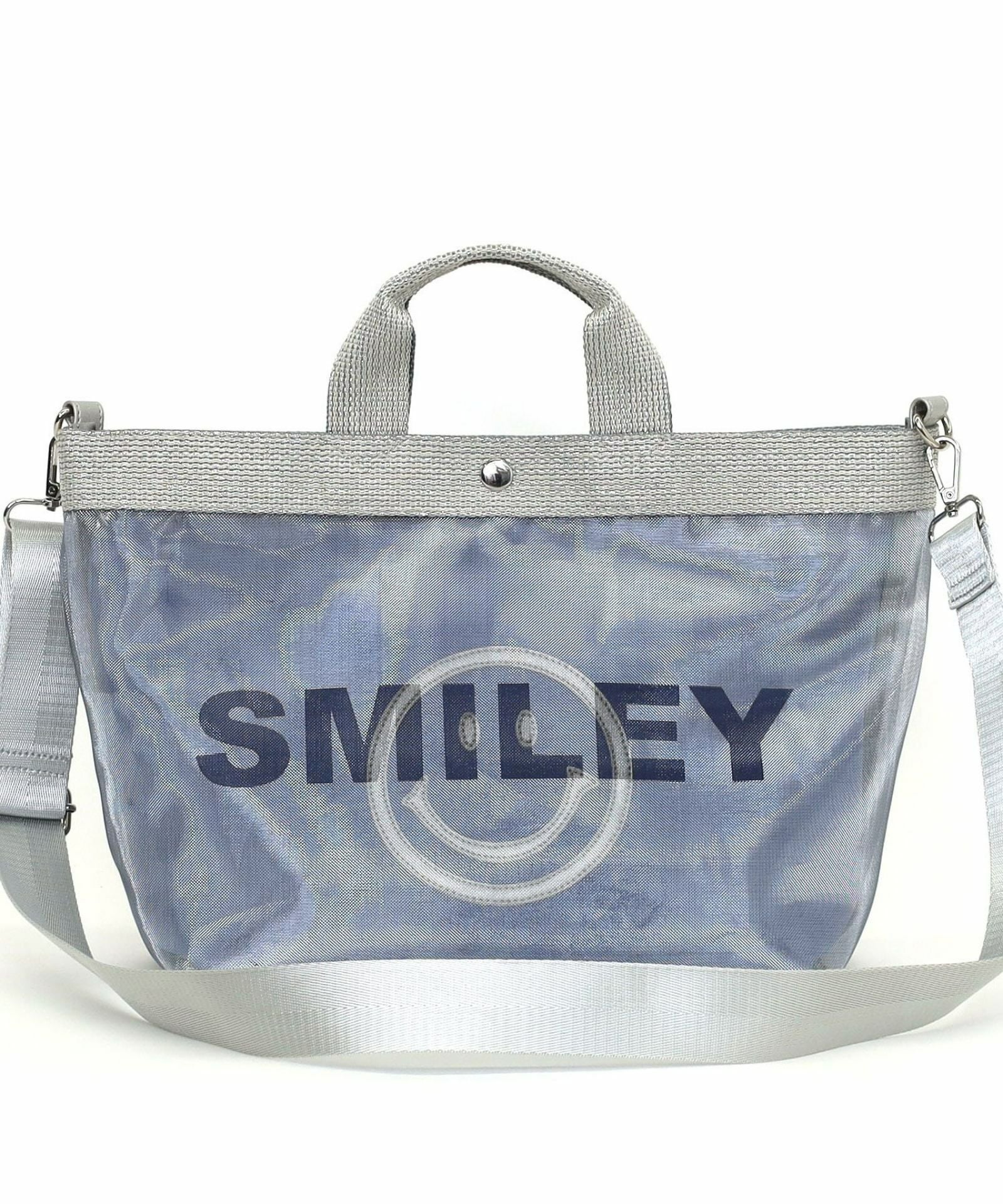 ☆SUMMER SALE☆SMILEY inbag付マルチWAYメッシュトート