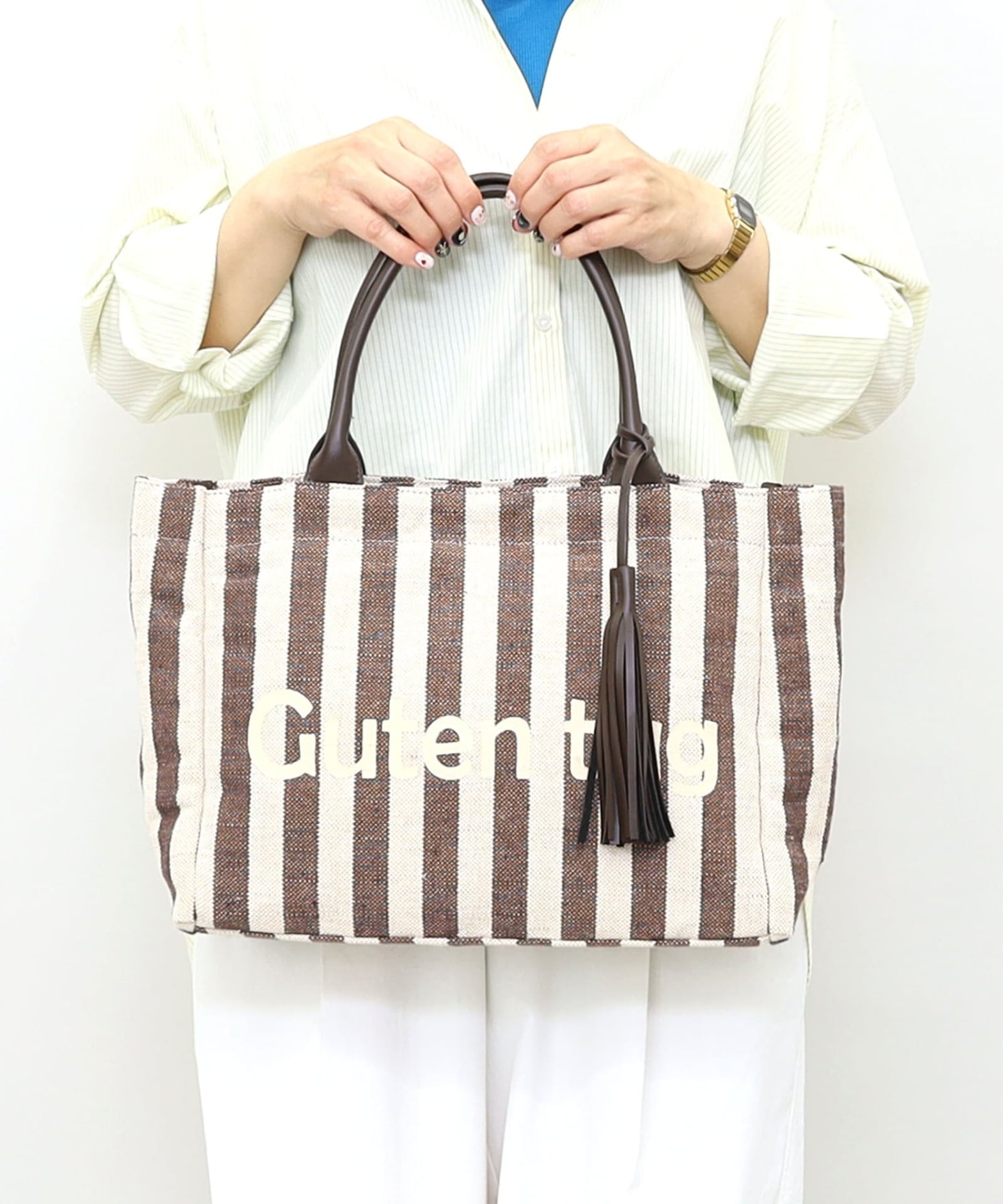世界のあいさつロゴプリントバッグ／A4対応 | COO ONLINE