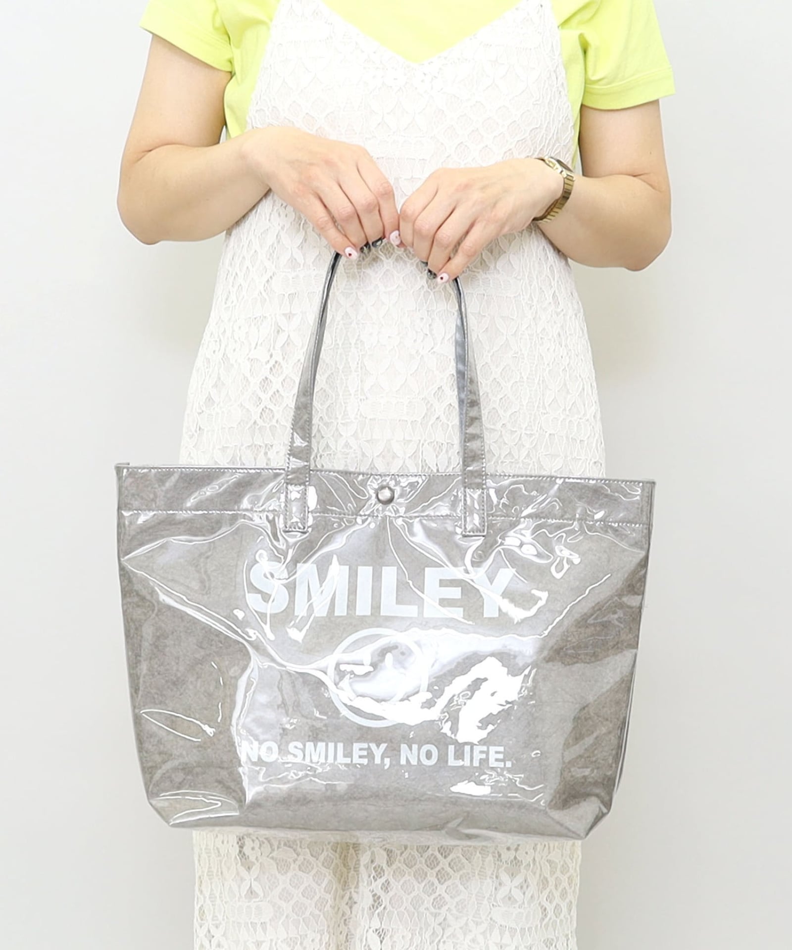 ☆40％OFF☆【FINAL SALE】 SMILEY PVCxペーパービッグ