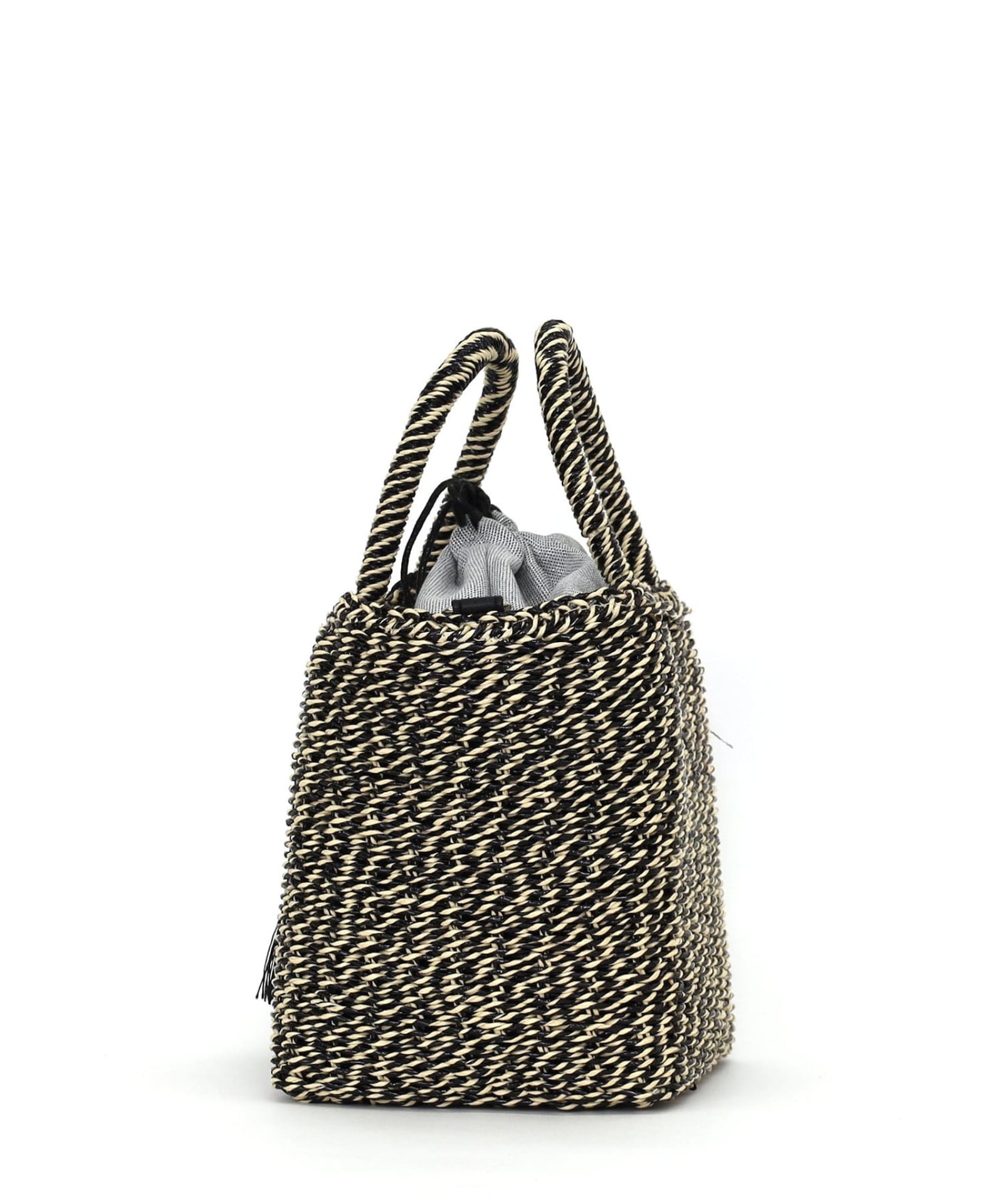 ☆40％OFF☆【FINAL SALE】 タッセル付メタリックフィルム2WAYカゴ