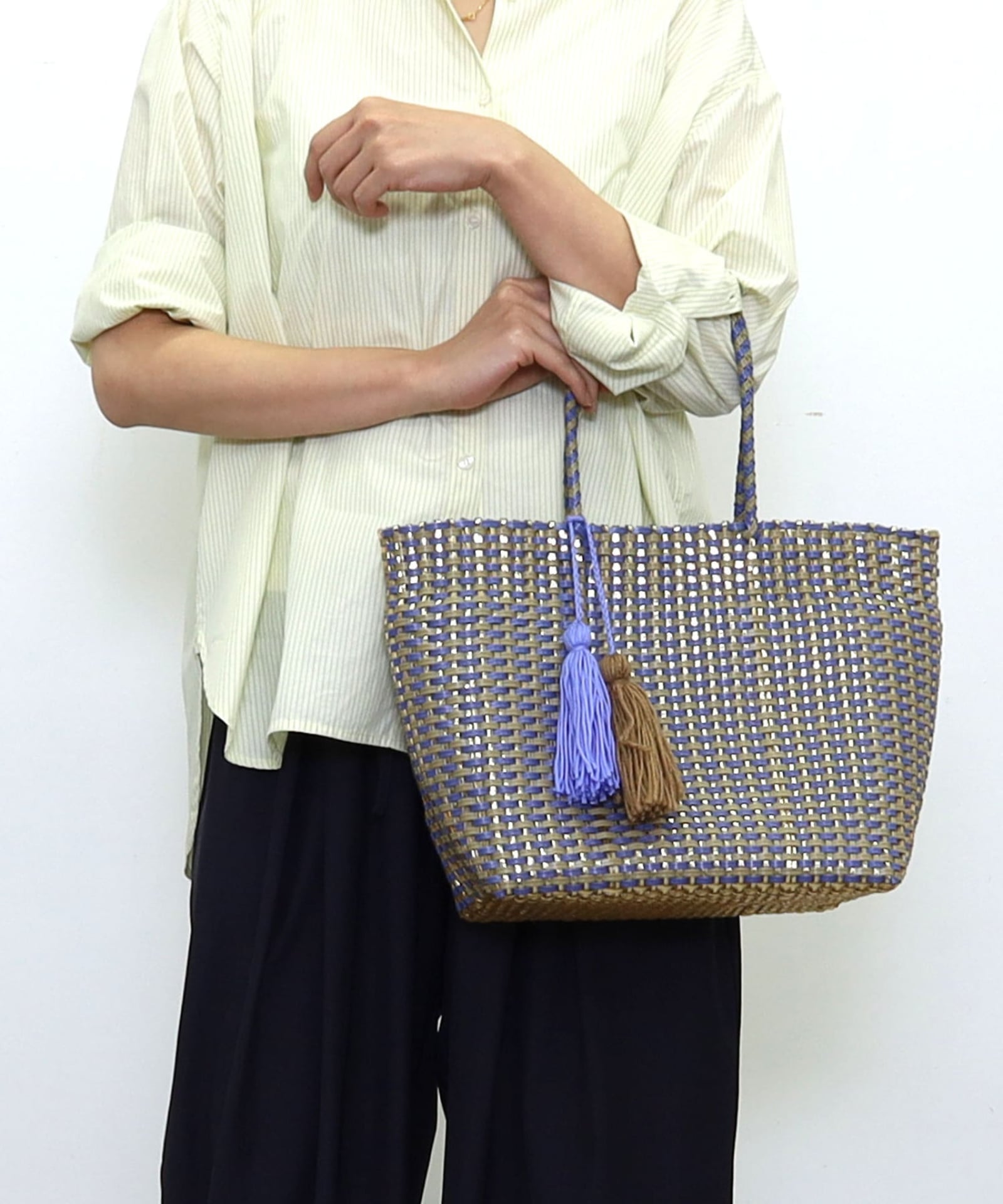 ☆SUMMER SALE☆メッシュ編みマルシェトートバッグ／A4対応 | COO ONLINE