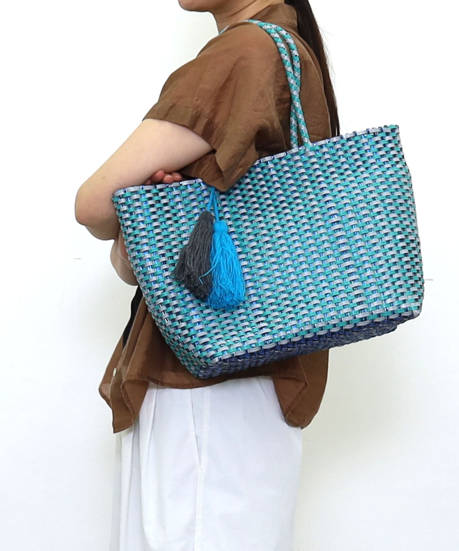 ☆SUMMER SALE☆メッシュ編みマルシェトートバッグ／A4対応 | COO ONLINE