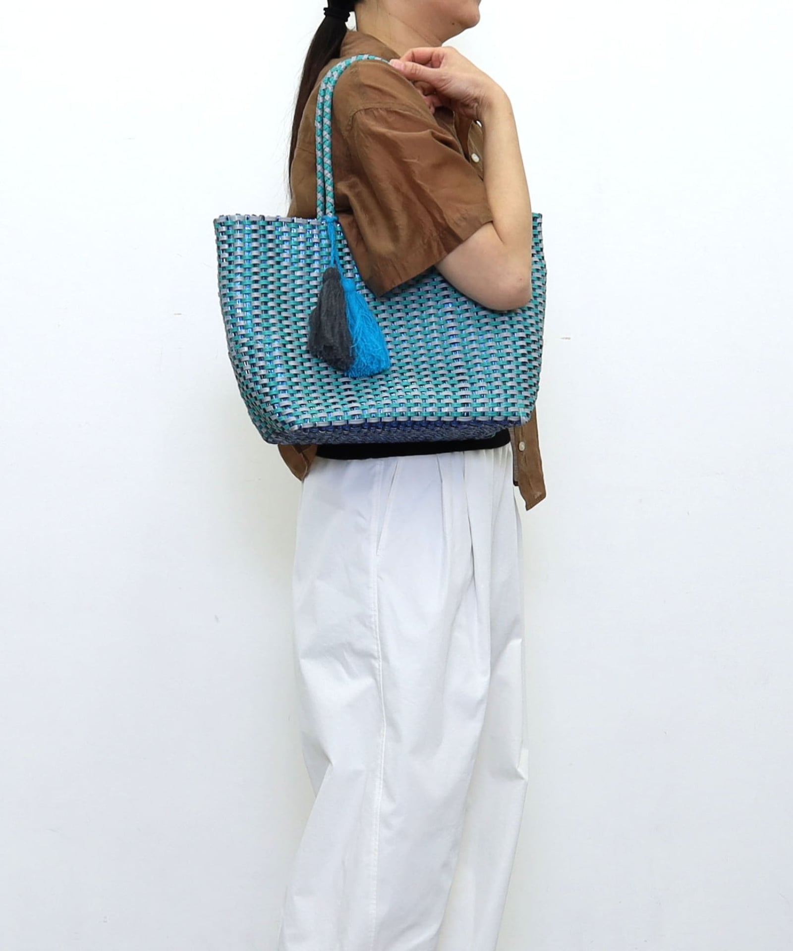 ☆SUMMER SALE☆メッシュ編みマルシェトートバッグ／A4対応 | COO ONLINE
