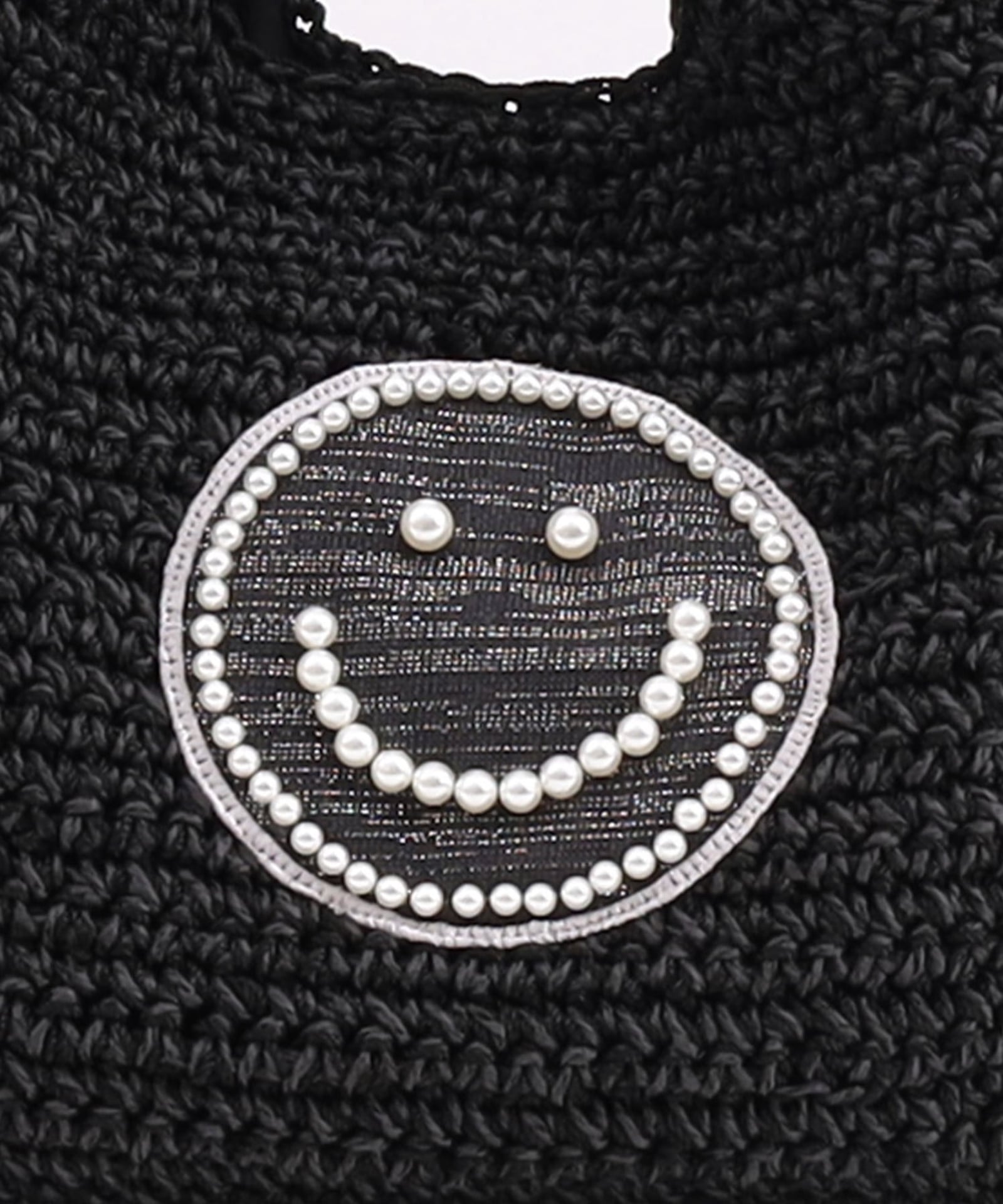 ☆40％OFF☆【FINAL SALE】 SMILEY フリルハンドルxパール刺繍