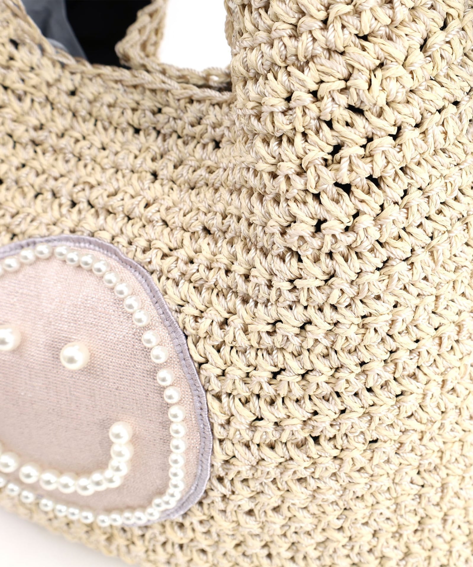 OUTLET SALE】 SMILEY フリルハンドルxパール刺繍ワン