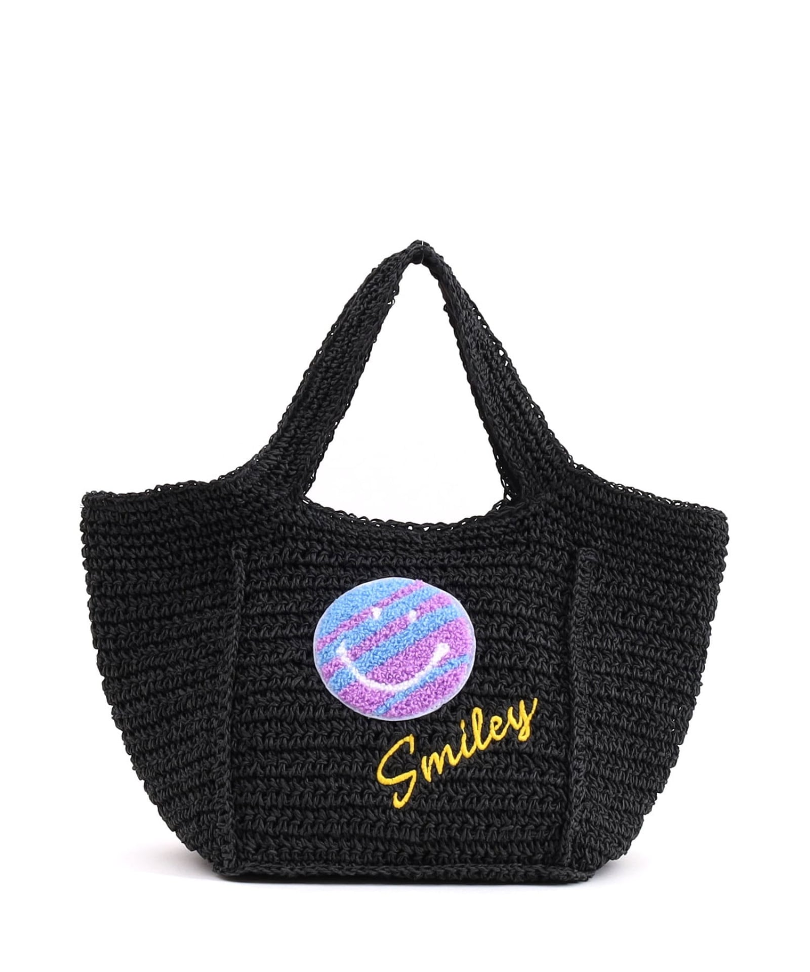 OUTLET SALE】 SMILEY サガラ刺繍ペーパーカゴバッグ | COO ONLINE