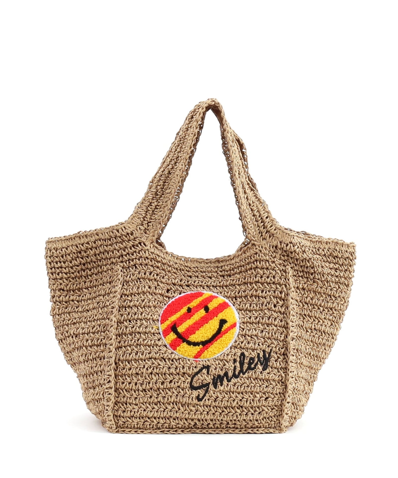 ☆SUMMER SALE☆SMILEY サガラ刺繍ペーパーカゴバッグ | COO ONLINE