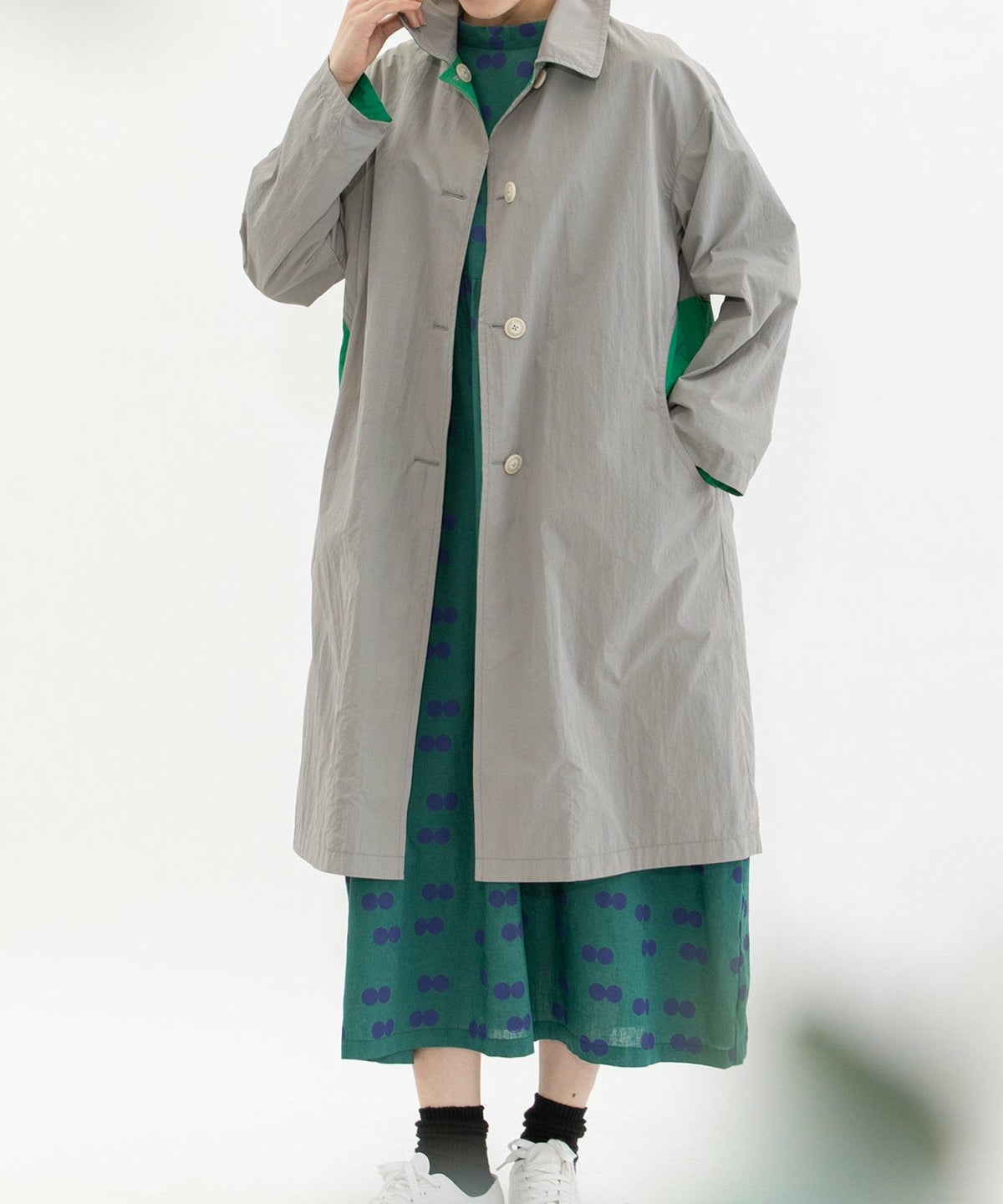 モデル身長：167cm（ライトグレー：オモテ面）