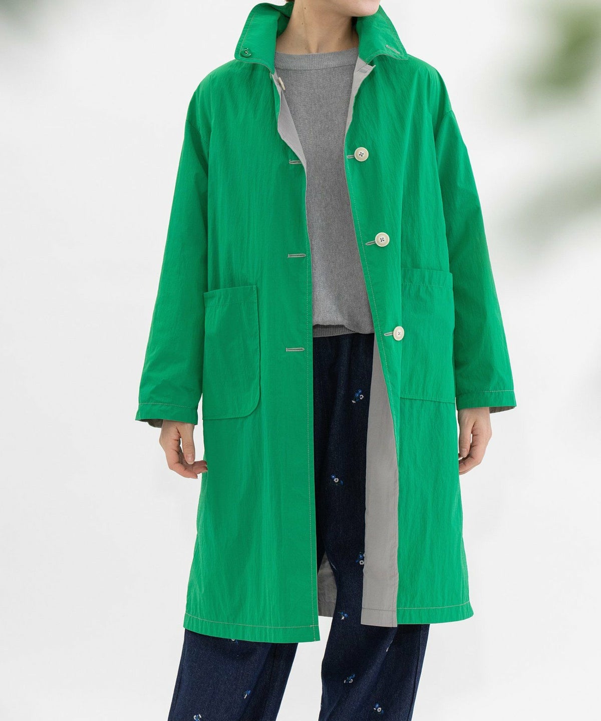 モデル身長：167cm（ライトグレー：ウラ面）