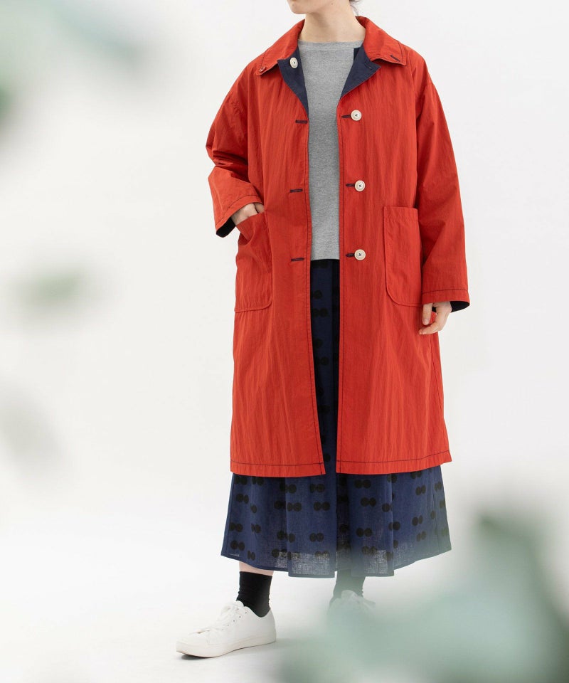 モデル身長：160cm（ネイビー：ウラ面）