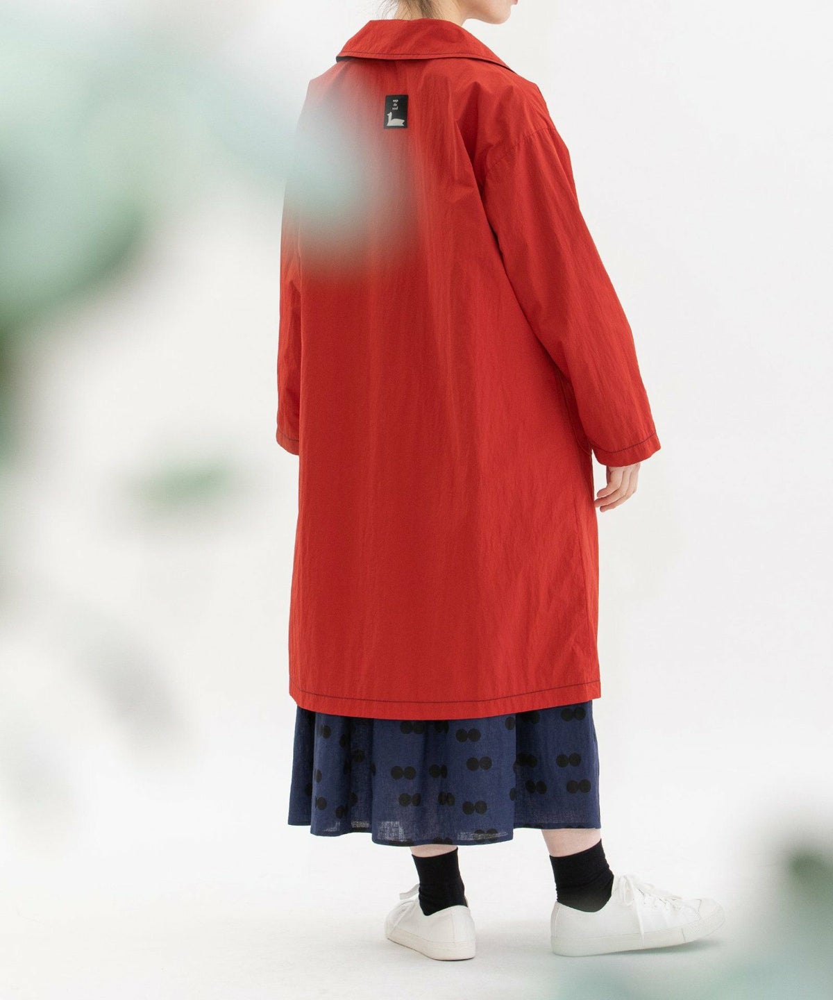 モデル身長：160cm（ネイビー：ウラ面）