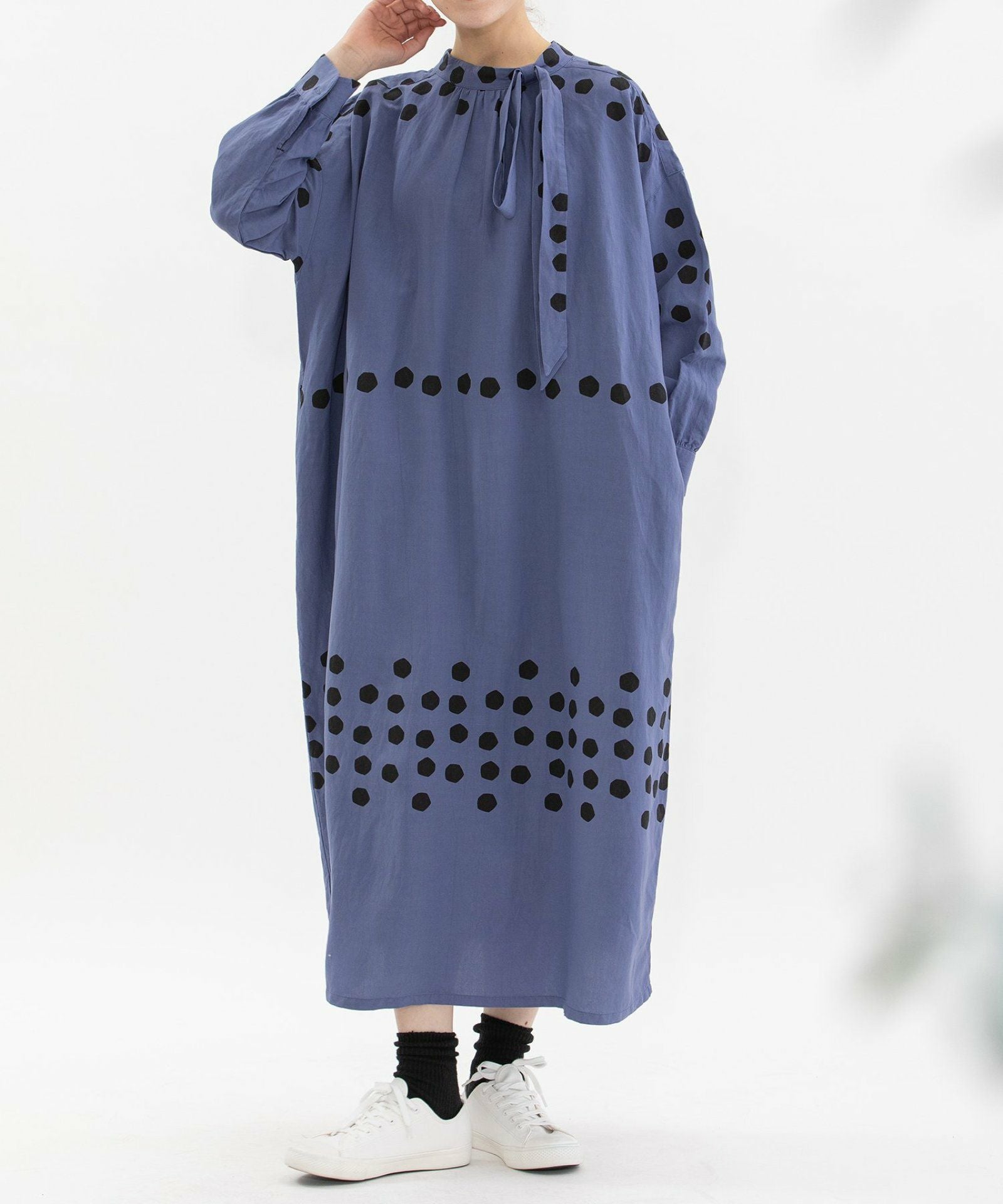 SUMMER SALE】リネンレーヨンパネルドット2wayワンピース | COO ONLINE
