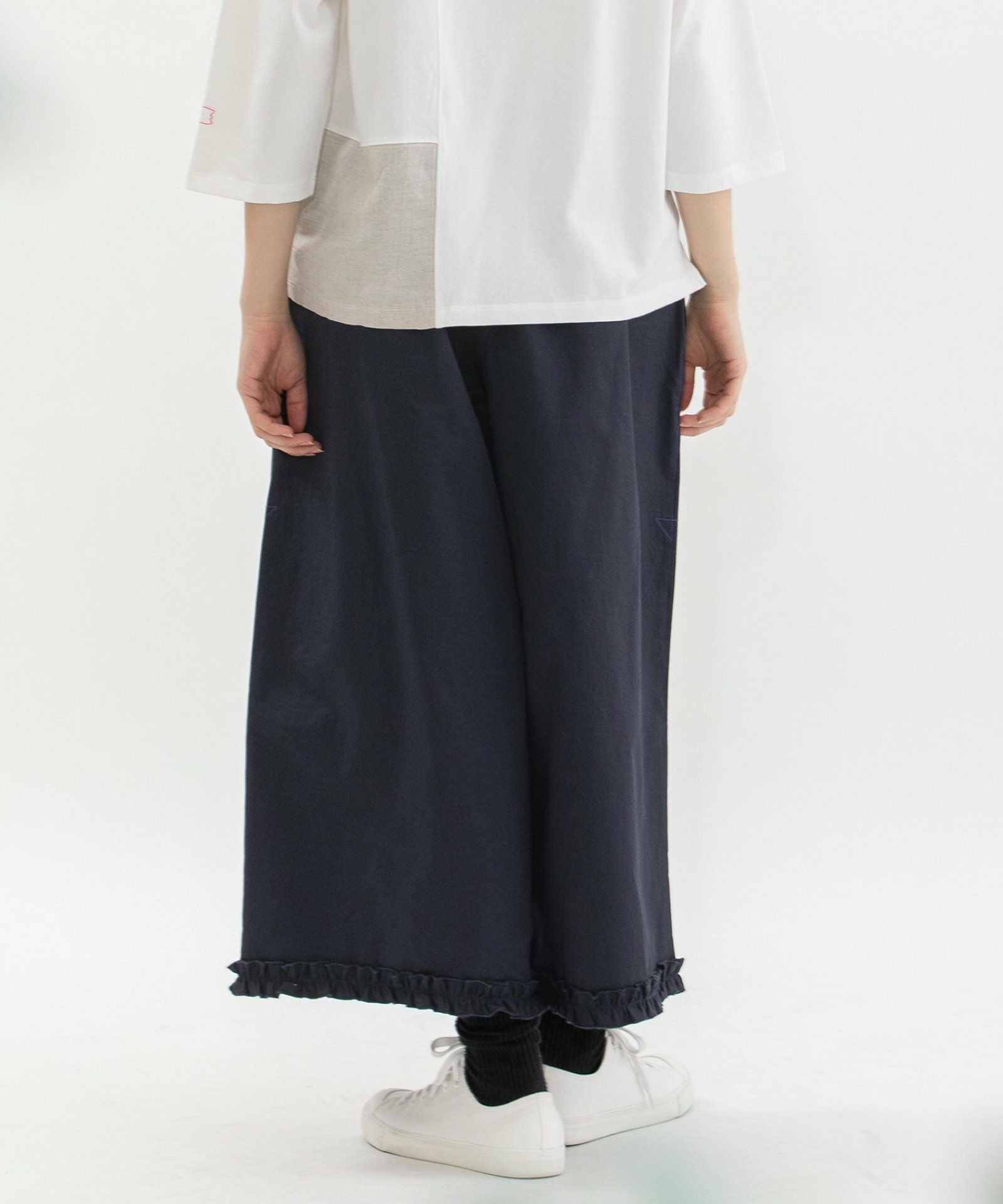 cornet裾フリルクロップドパンツ | COO ONLINE