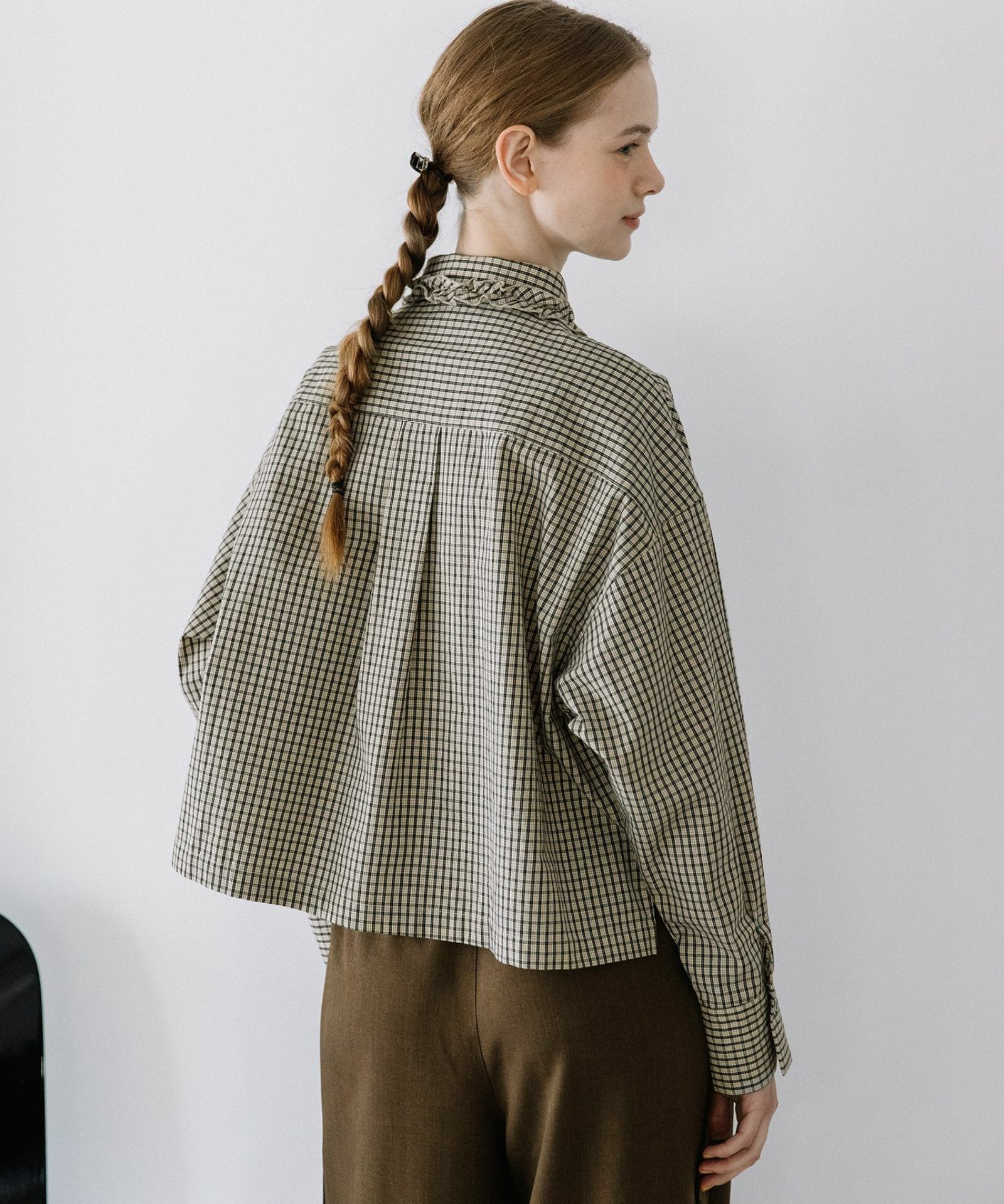 フリルデザインクロップドシャツ | COO ONLINE