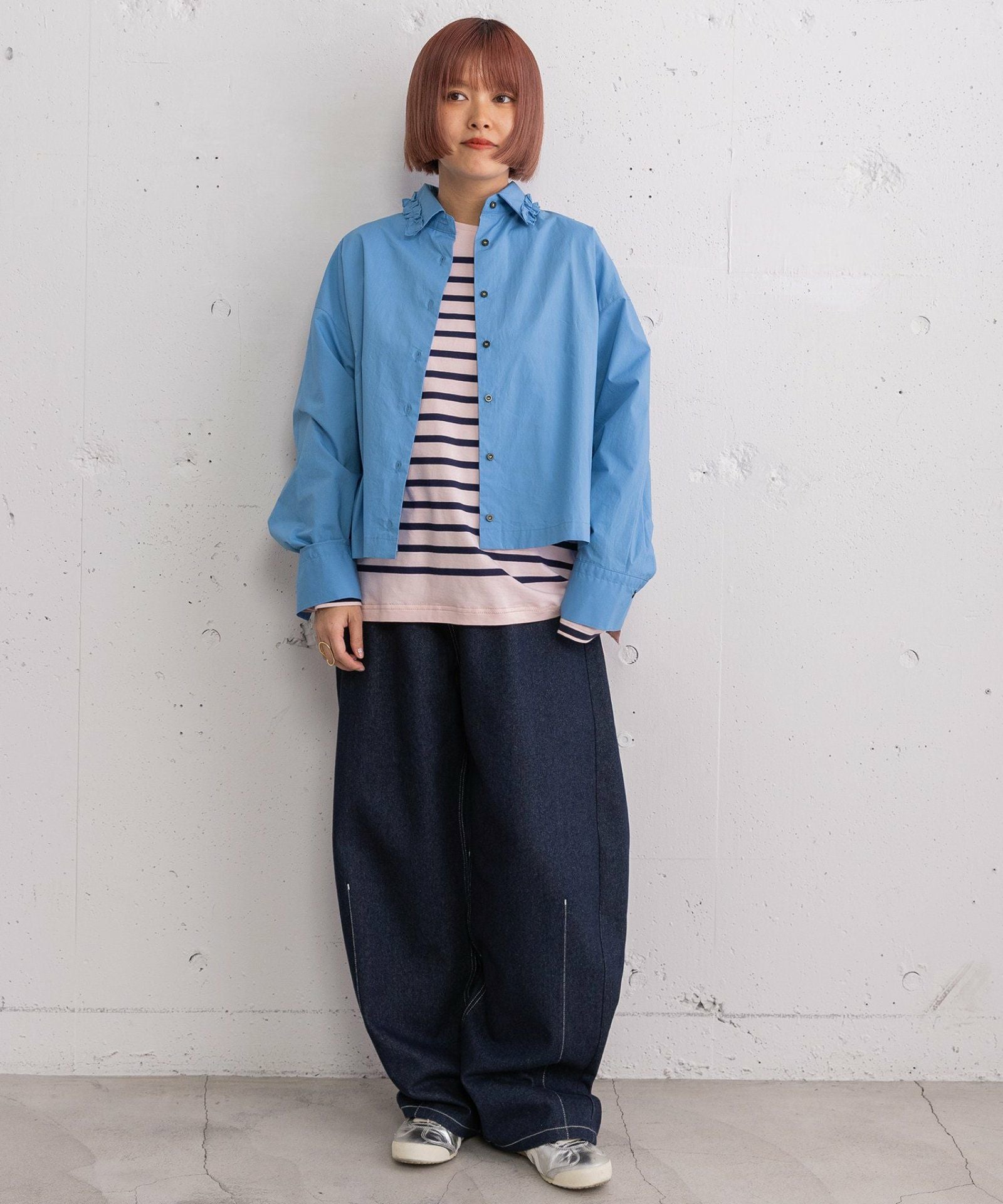 Cen. サイドフリルシャツ　VERYコラボ　サックスブルー Mr. Mushies Spiderweb Jersey – DTLR