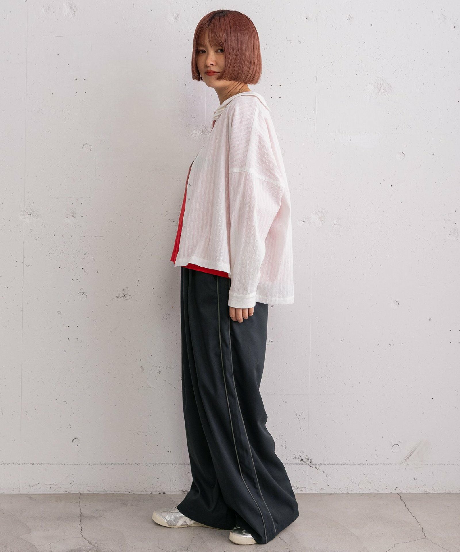 PRE SALE＞タック衿ボックスシャツ | COO ONLINE