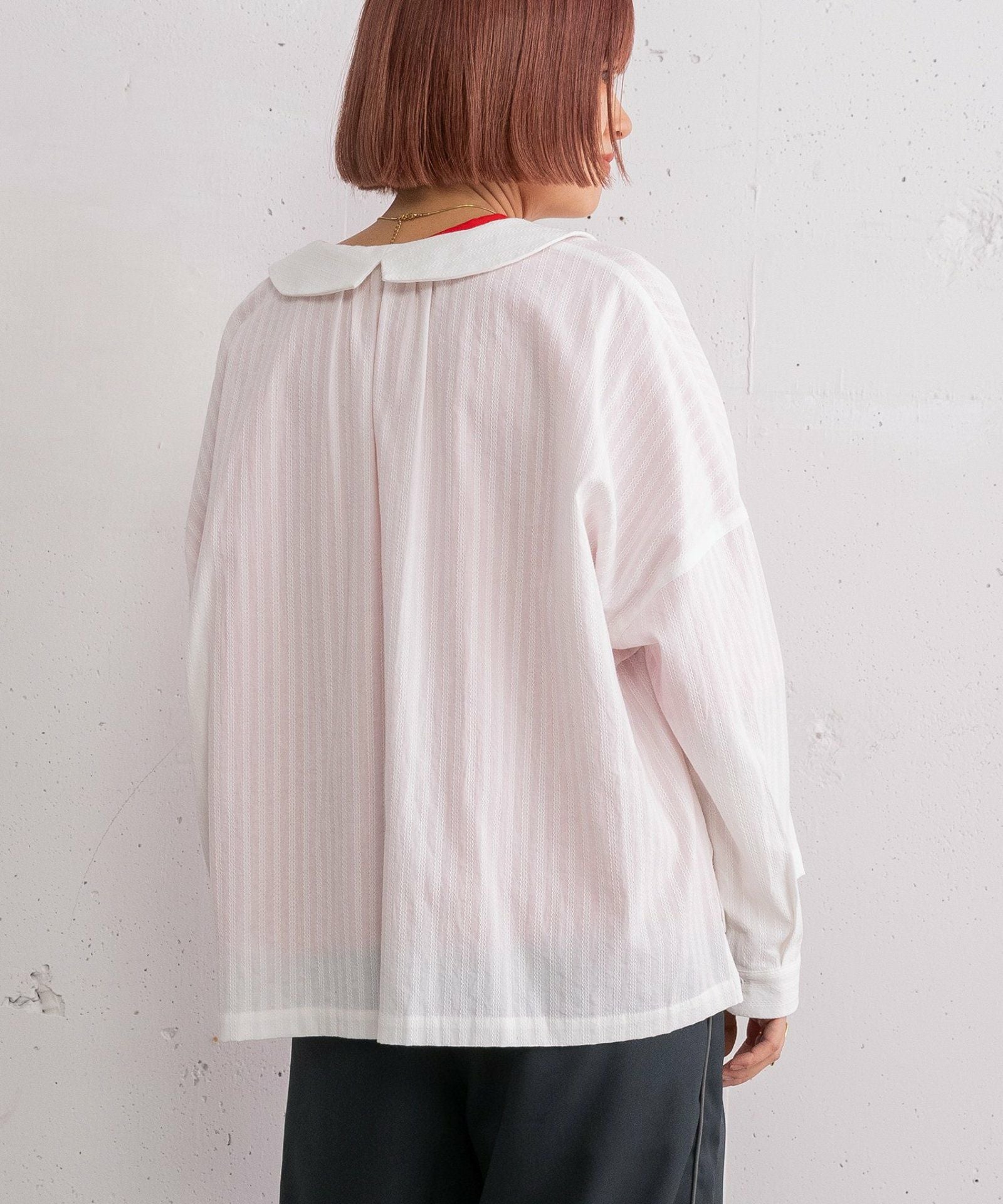 private0204 シャツ　新品 タック衿ボックスシャツ | COO ONLINE