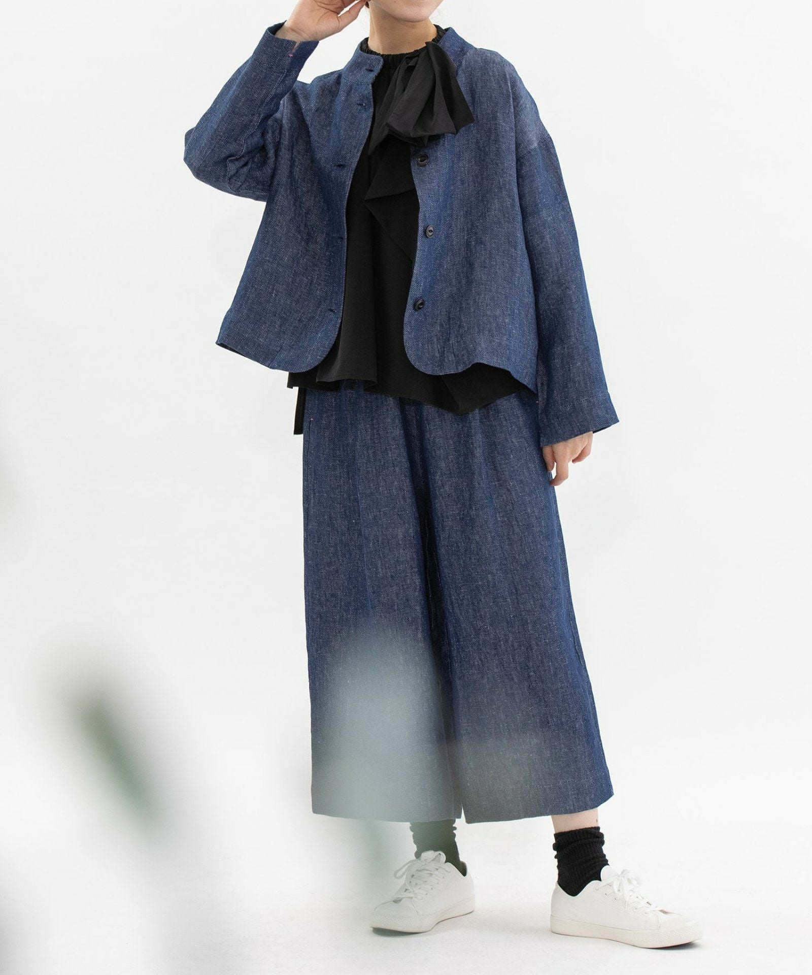 PRE SALE＞リネンサージボトルネック2wayジャケット | COO ONLINE