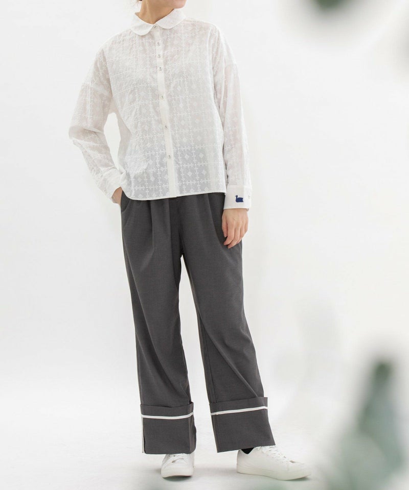 モデル身長：167cm（クロスステッチ）