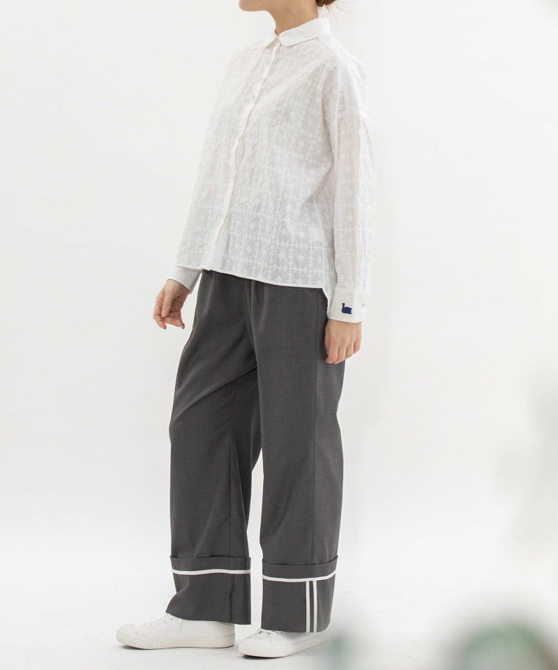 モデル身長：167cm（クロスステッチ）