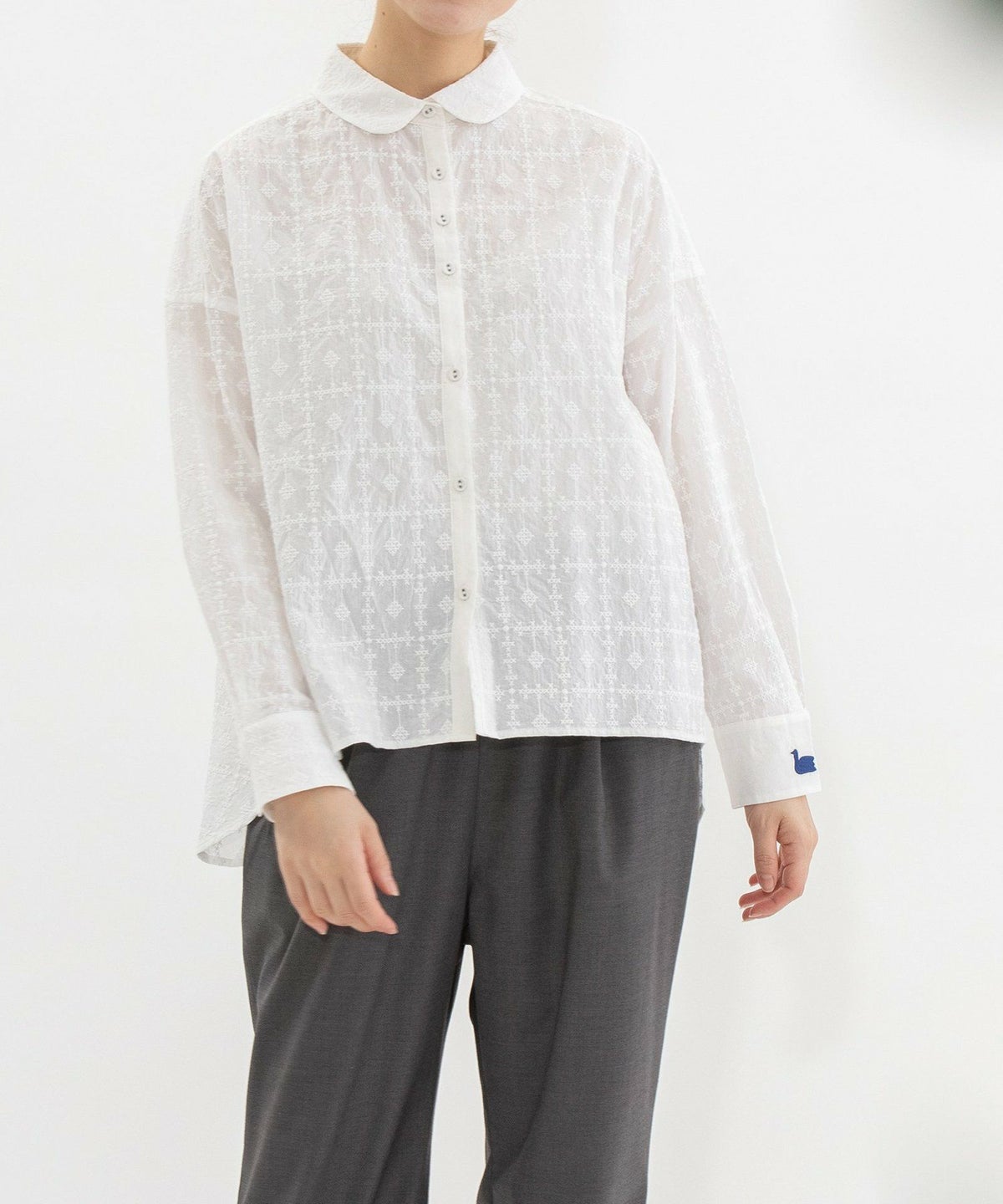 モデル身長：167cm（クロスステッチ）