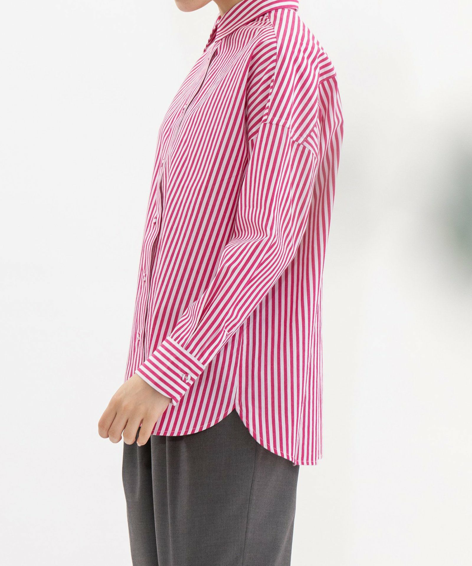 PRE SALE＞ロンドンストライプbackスワン刺繍シャツ | COO ONLINE