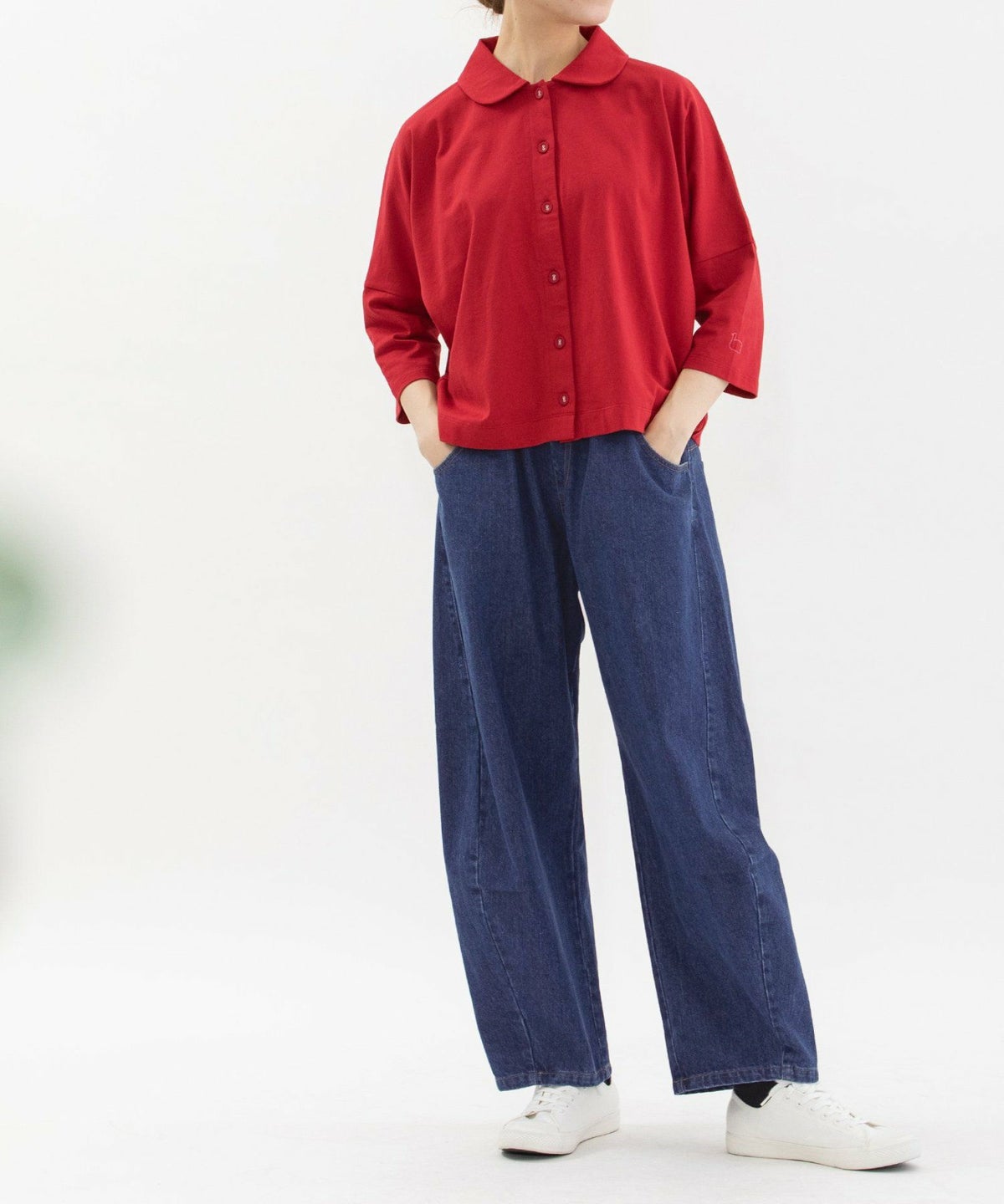 モデル身長：167cm（サイズM）