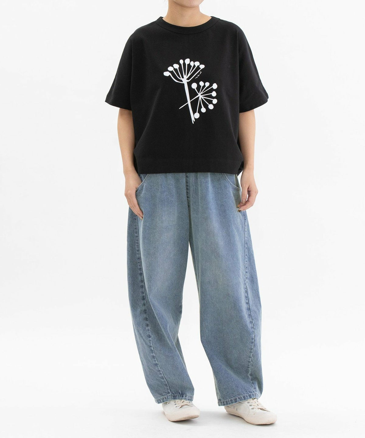 モデル身長：154cm（サイズS）