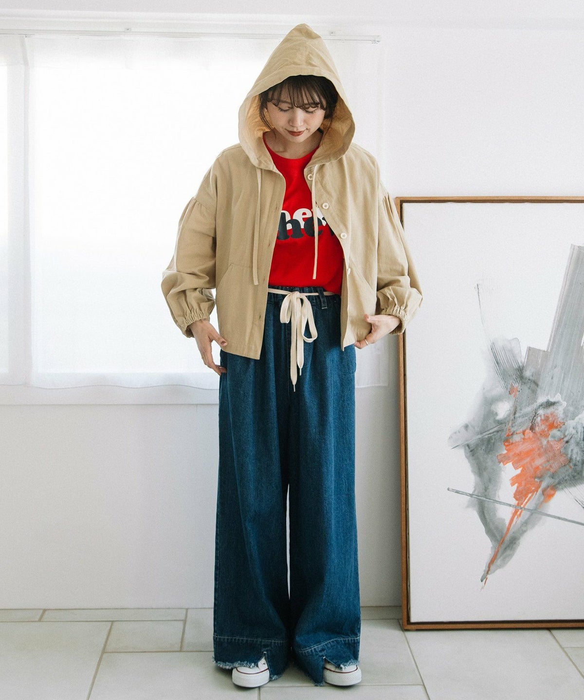 モデル身長：156cm