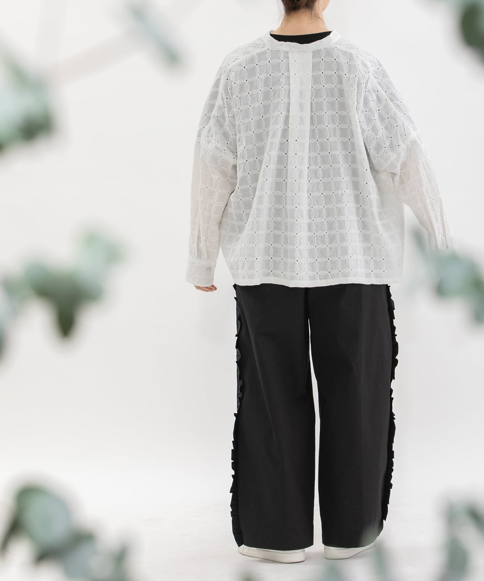 SUMMER SALE】サイドフリルタックワイドパンツ | COO ONLINE