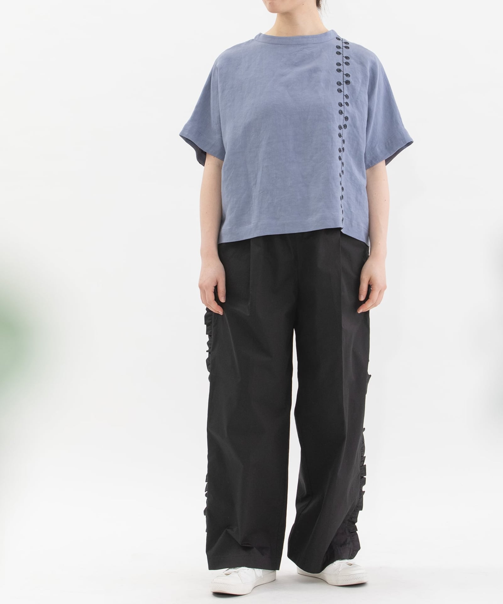 サイドフリルタックワイドパンツ | COO ONLINE