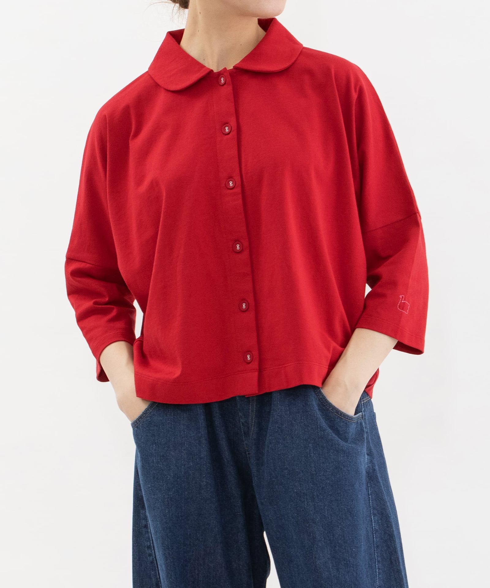 MORE PRICE DOWN】Cloche Ronde USコットン7分袖トップス | COO ONLINE