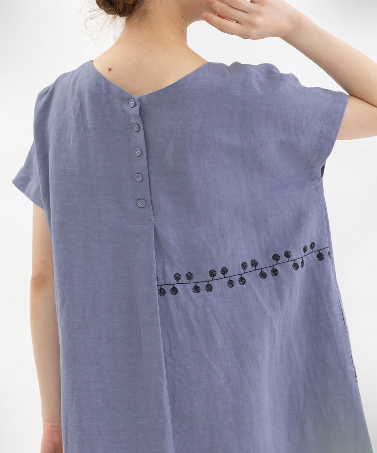 MORE PRICE DOWN】リネンレーヨンライン刺繍2wayワンピース | COO ONLINE