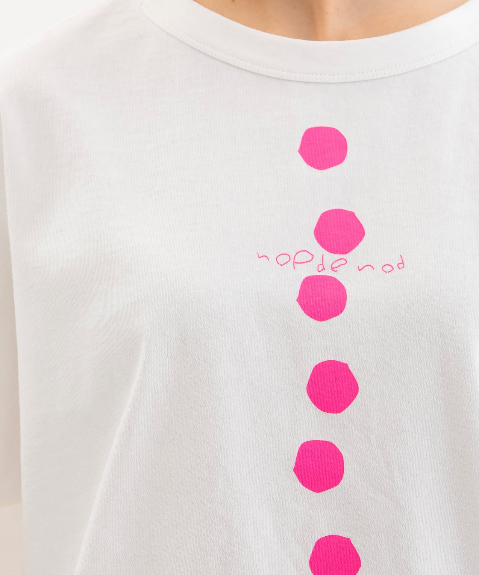 Cloche USコットンドットラインプリントTシャツ | COO ONLINE