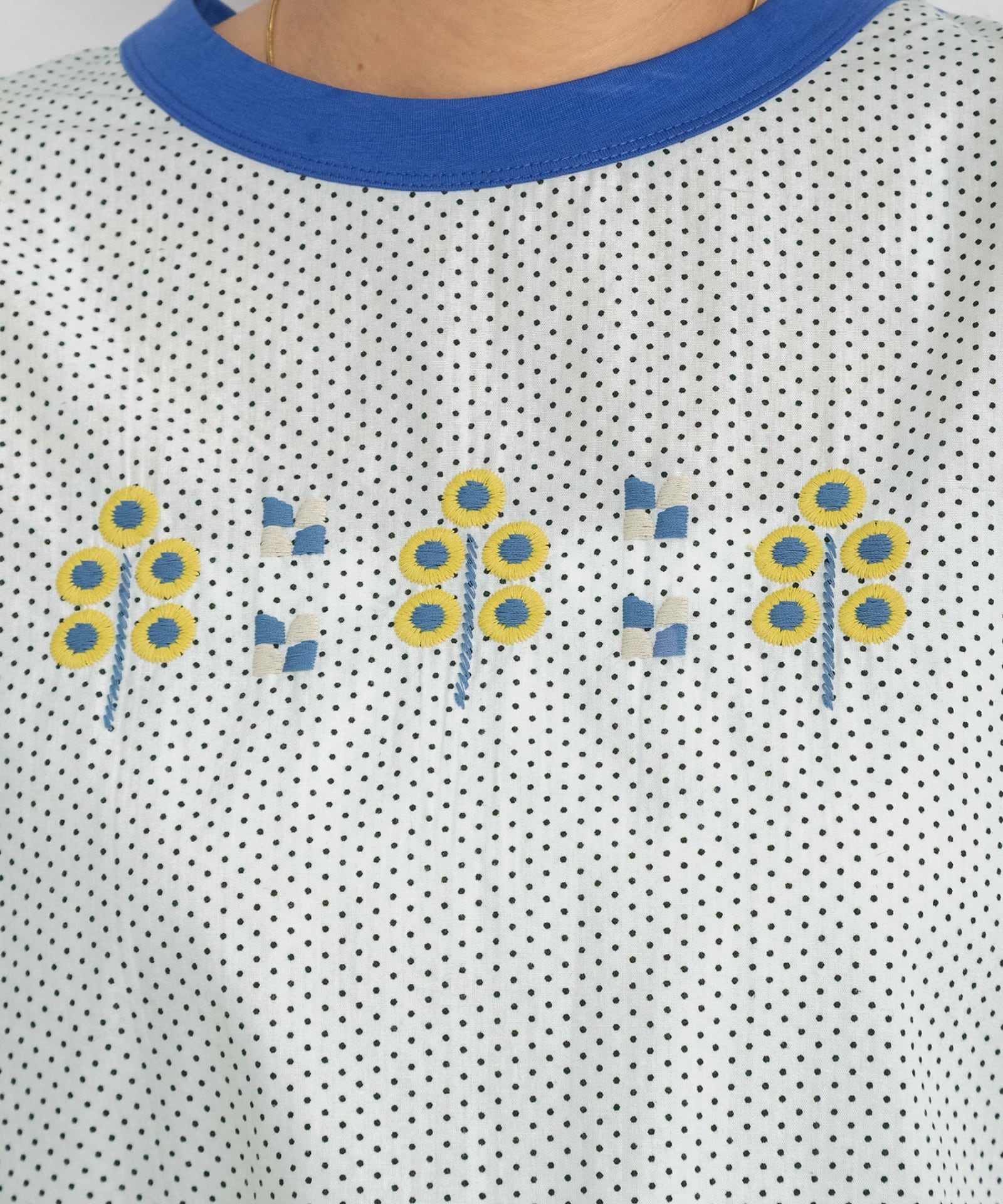 SUMMER SALE】布帛使いサークルツリー刺繍Tee | COO ONLINE