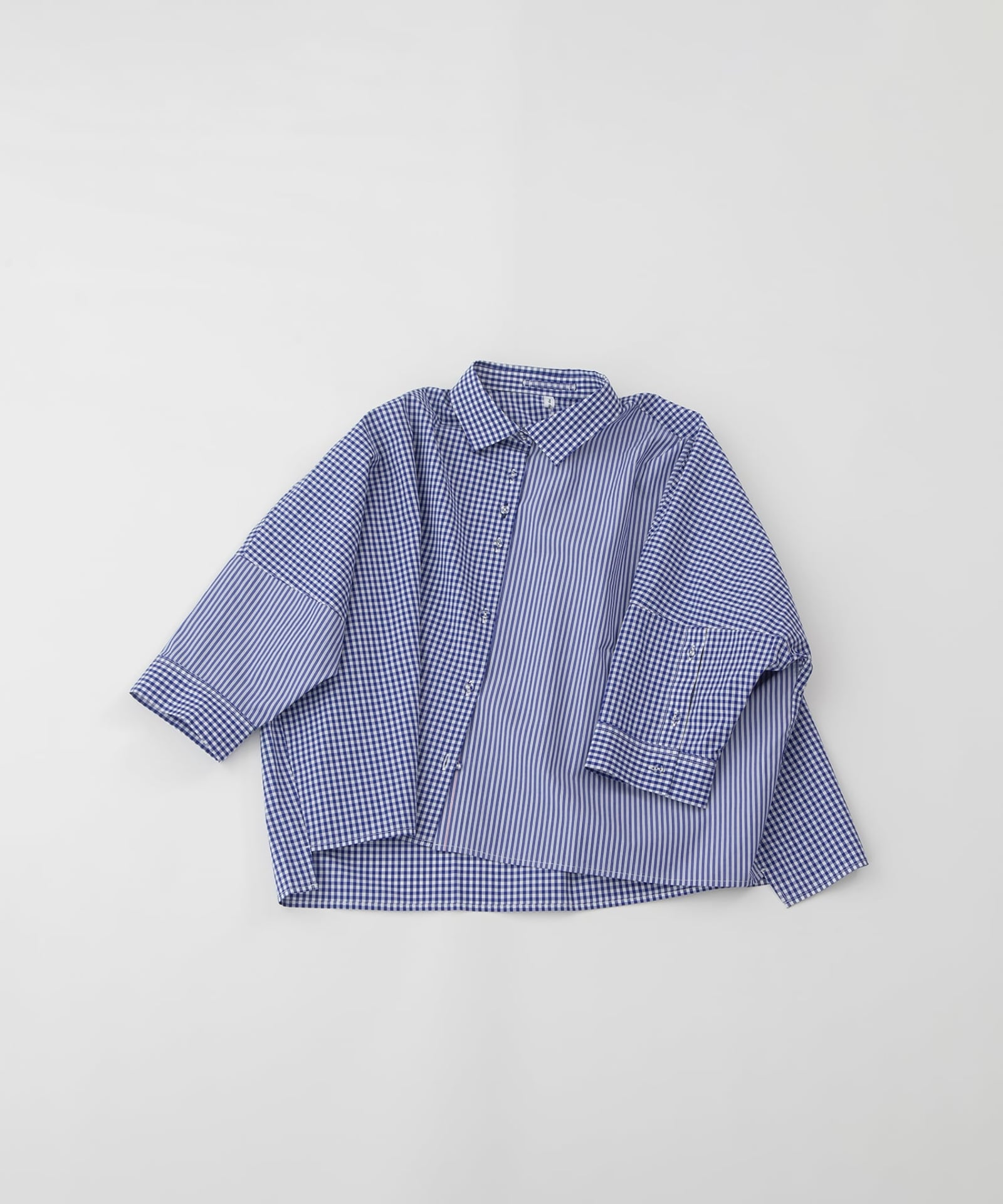 nop de nod　Ronde miscシャツ　異素材シャツ　刺繍 nop de nod - nop de nod Ronde miscシャツ 異素材シャツ 刺繍の通販