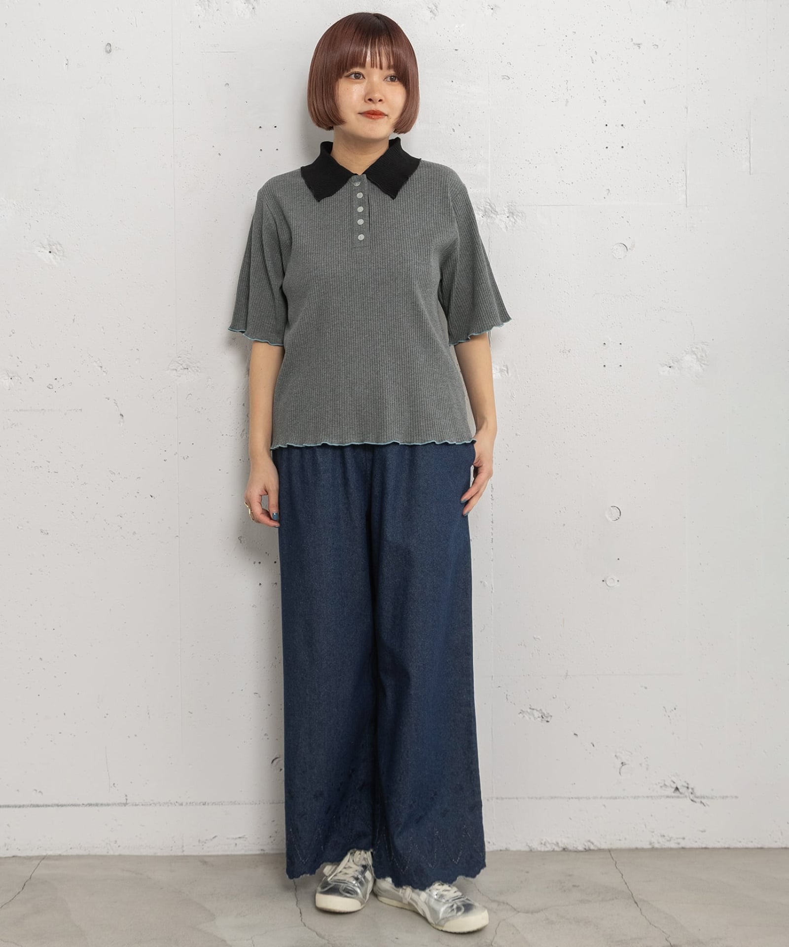 SUMMER SALE】裾スカラップバード刺繍パンツ | COO ONLINE