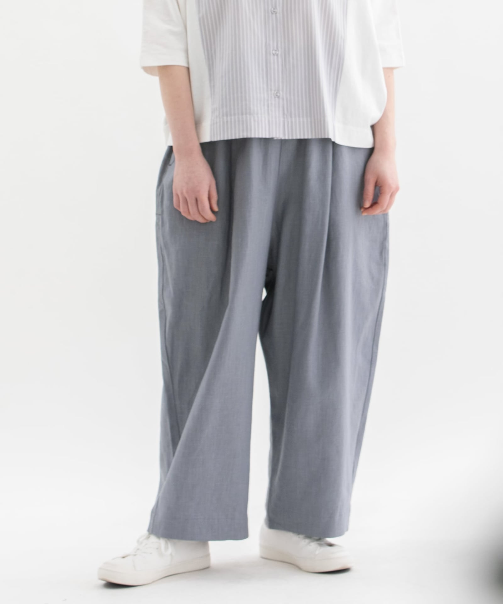 SUMMER SALE】Pomme plus rond ラミー綾9分パンツ | COO ONLINE