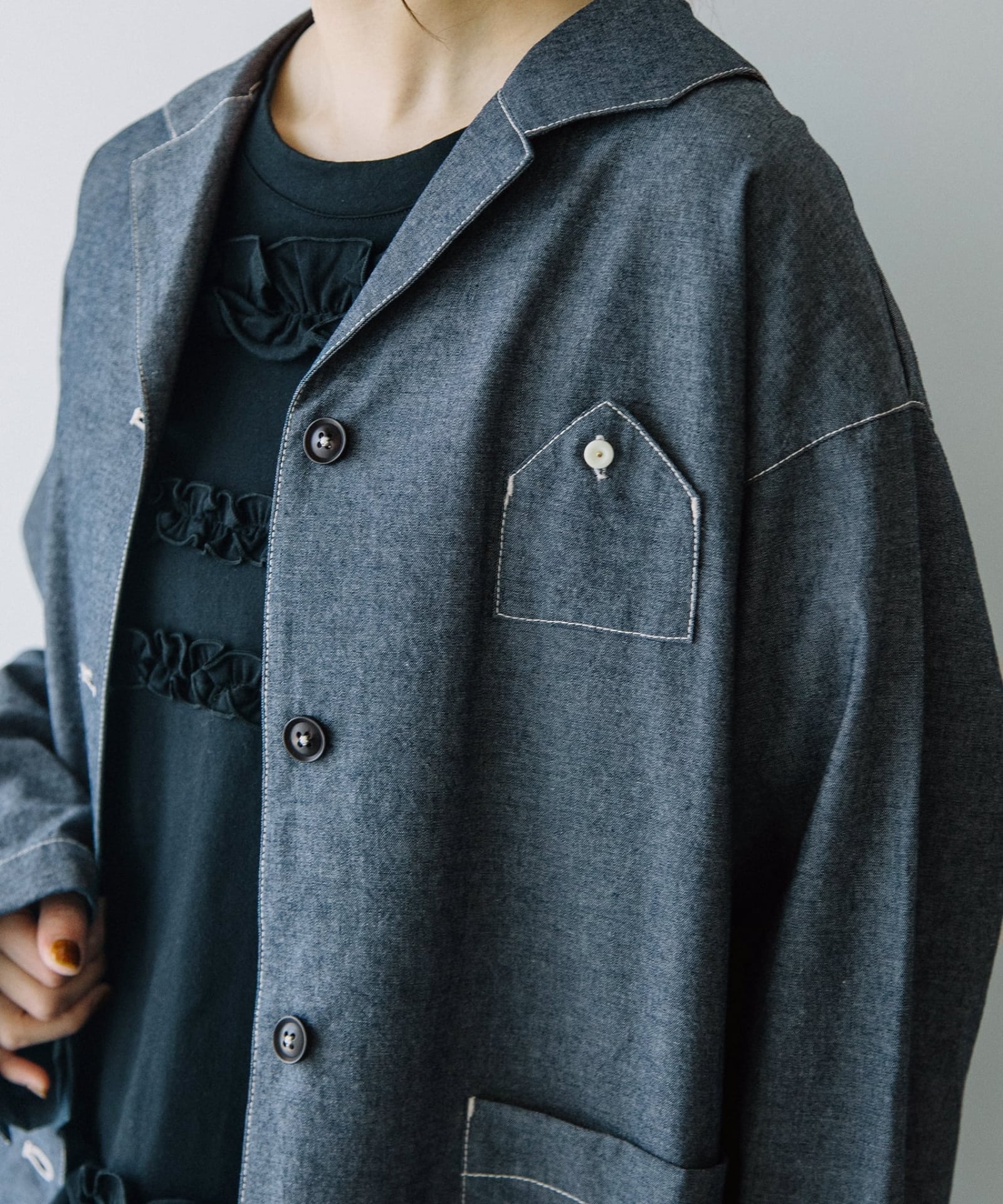SUMMER SALE】セーラーカラーシャツジャケット | COO ONLINE