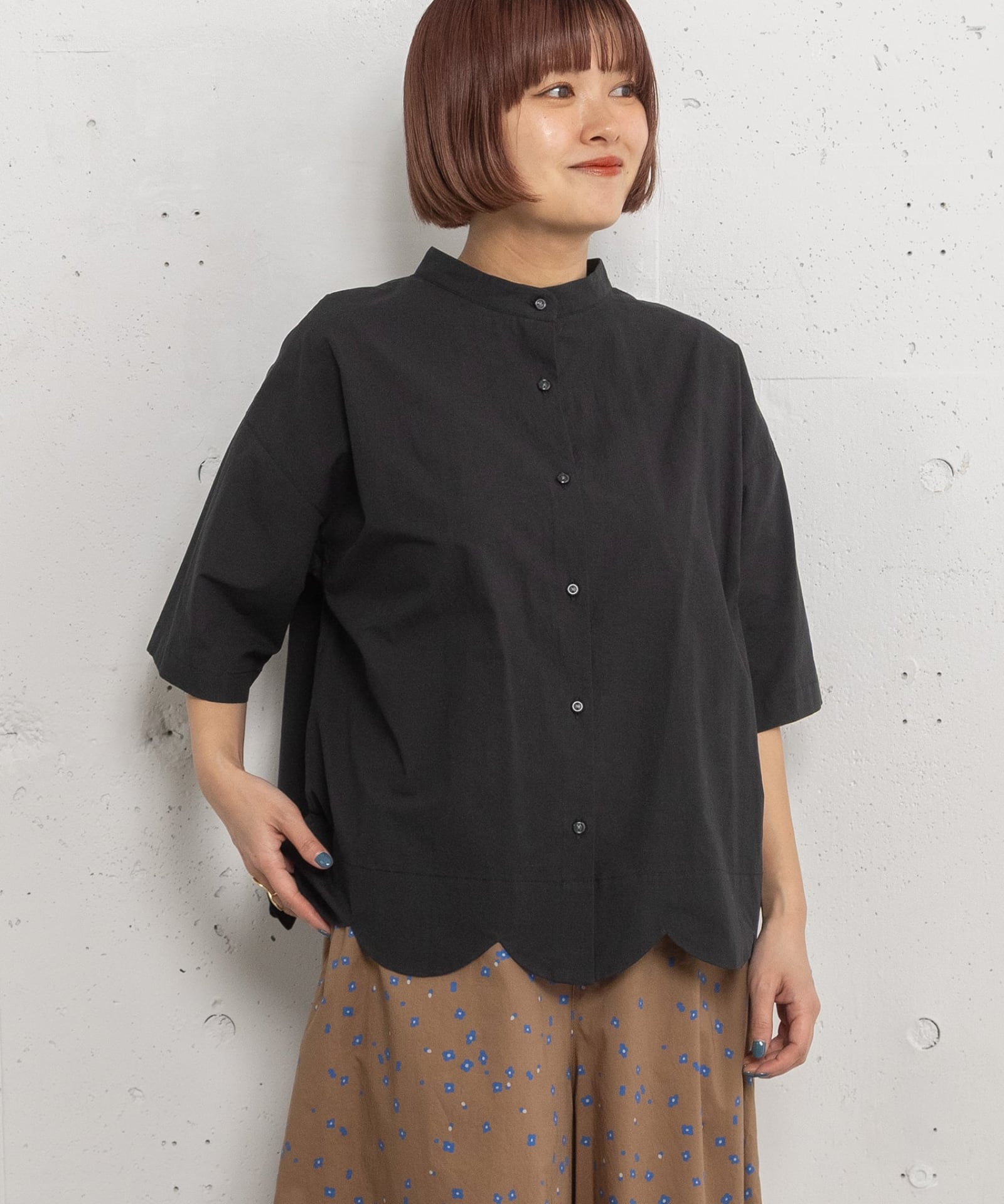 専用　yokochan スカラップブラウス　トップス YOKO CHAN - 専用 yoko chan ヨーコチャン スカラップトップスの通販