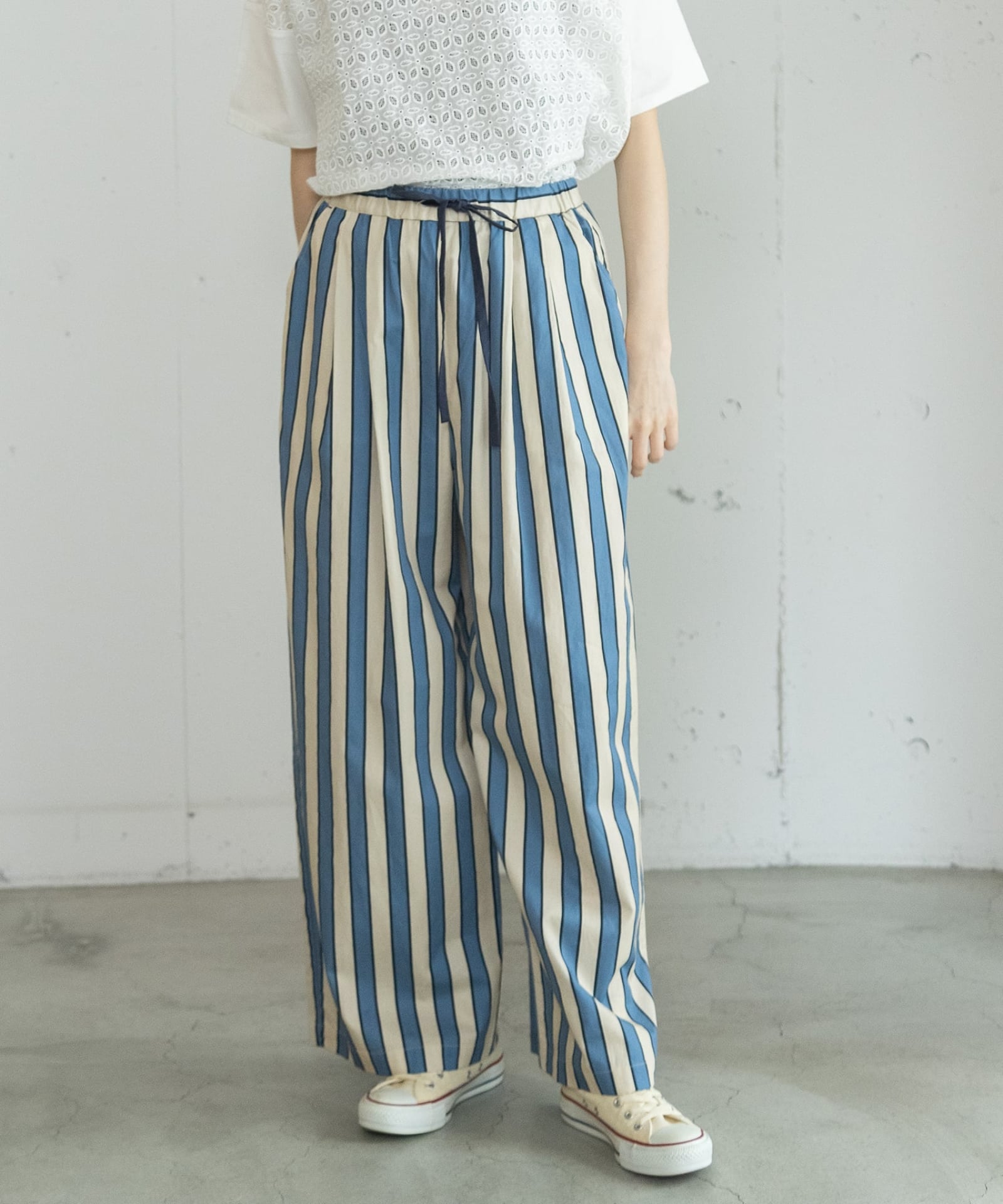 オーダー分≫≫≫ストライプ様 MORE PRICE DOWN】オリジナルストライプタックパンツ | COO ONLINE