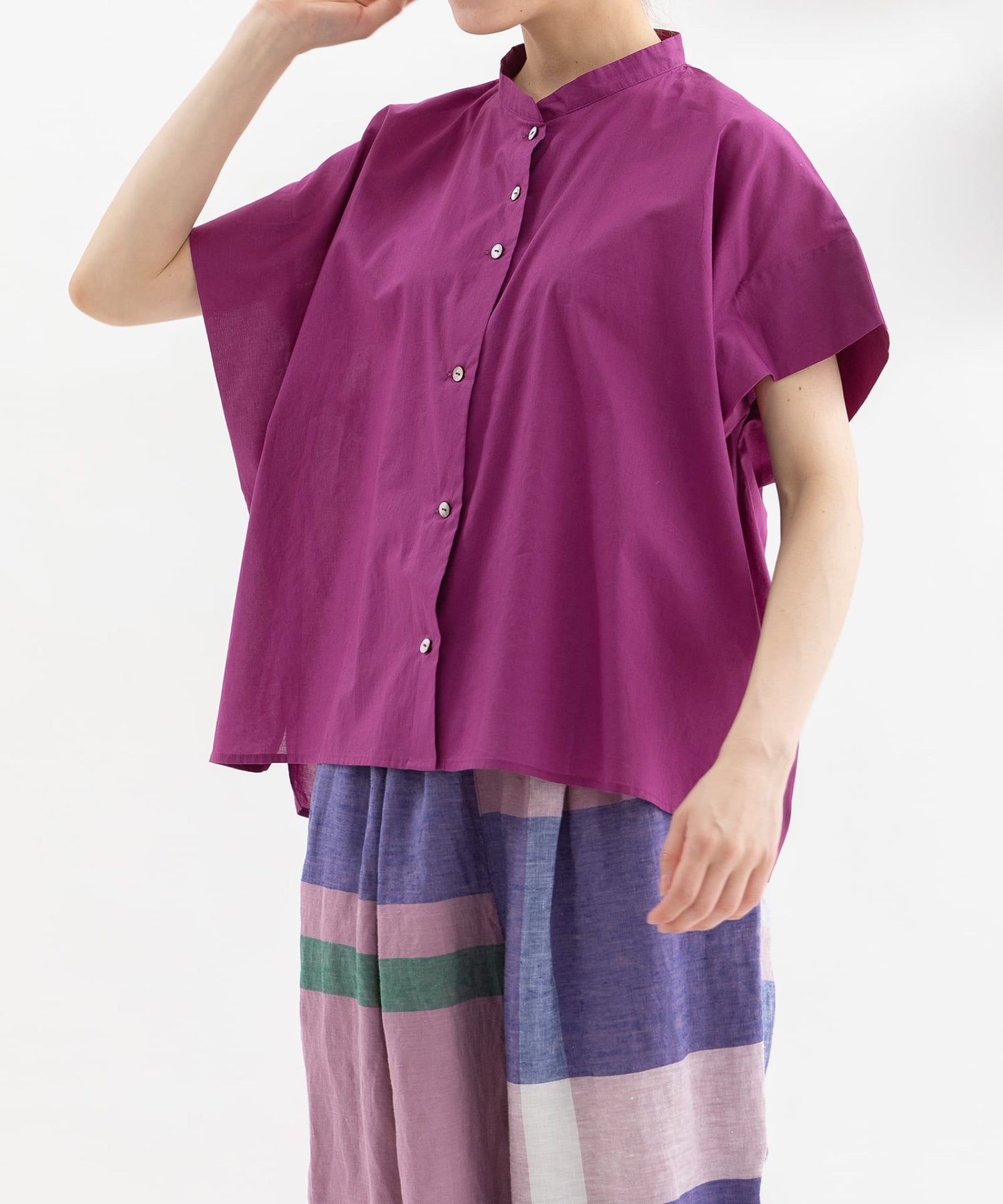 SPECIAL PRICE】Cielタックショルダースタンドカラーシャツ | COO ONLINE