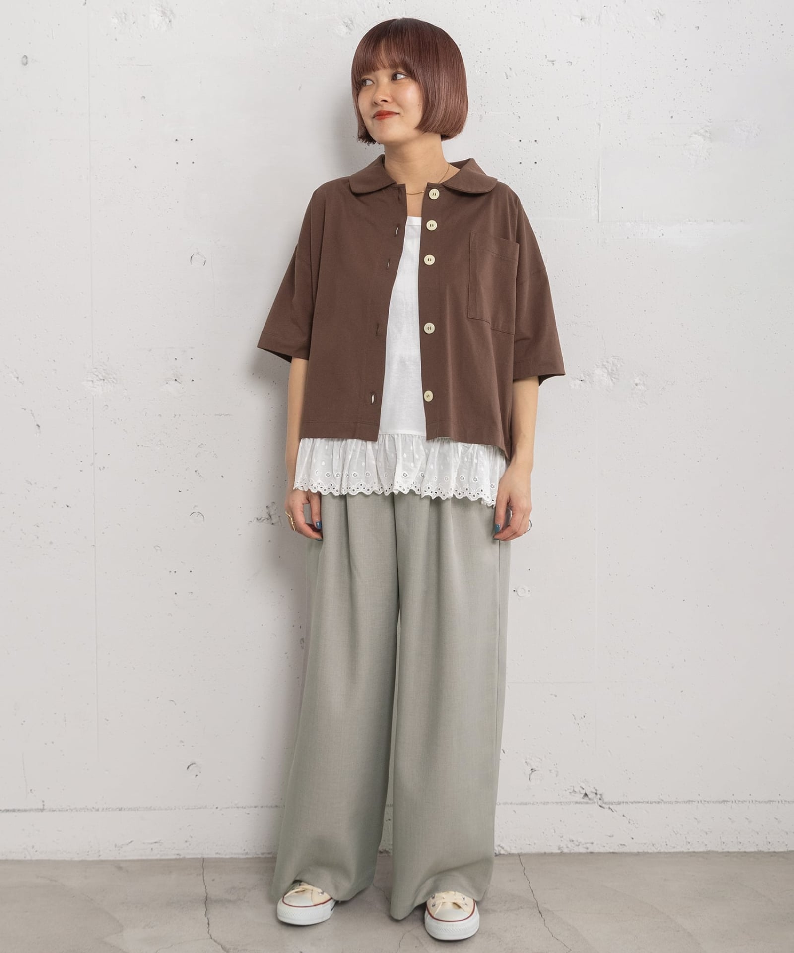 SUMMER SALE】裾スカラップ刺繍タンクトップ | COO ONLINE