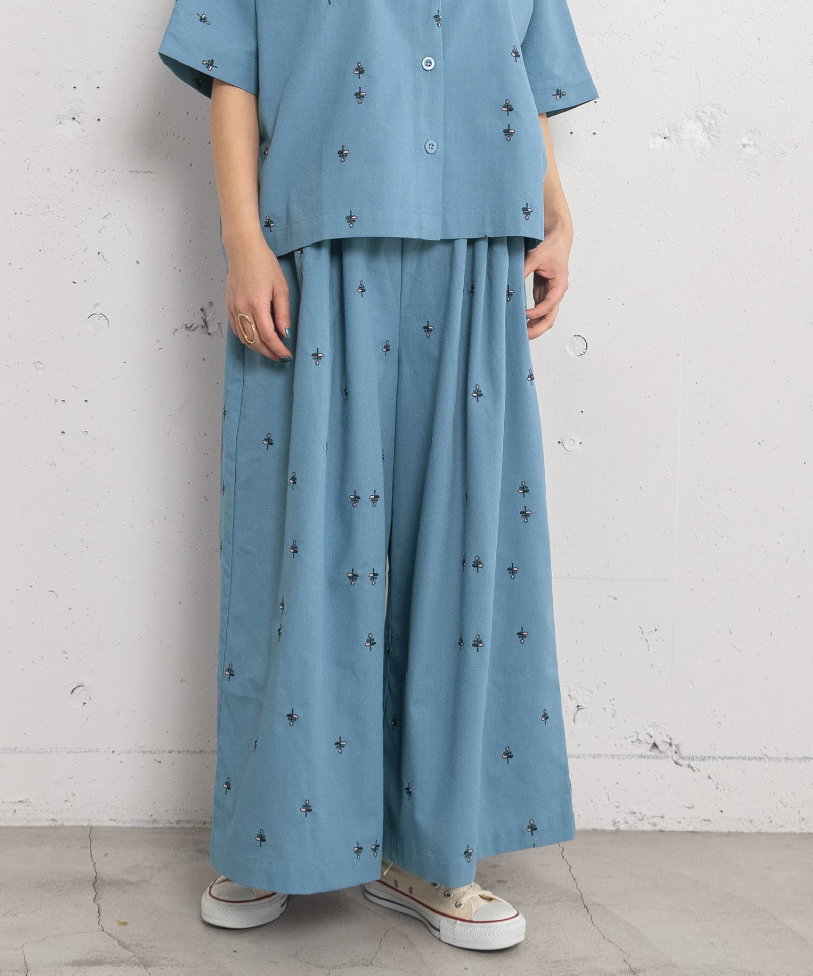 フラワー刺繍キュロットパンツ | COO ONLINE