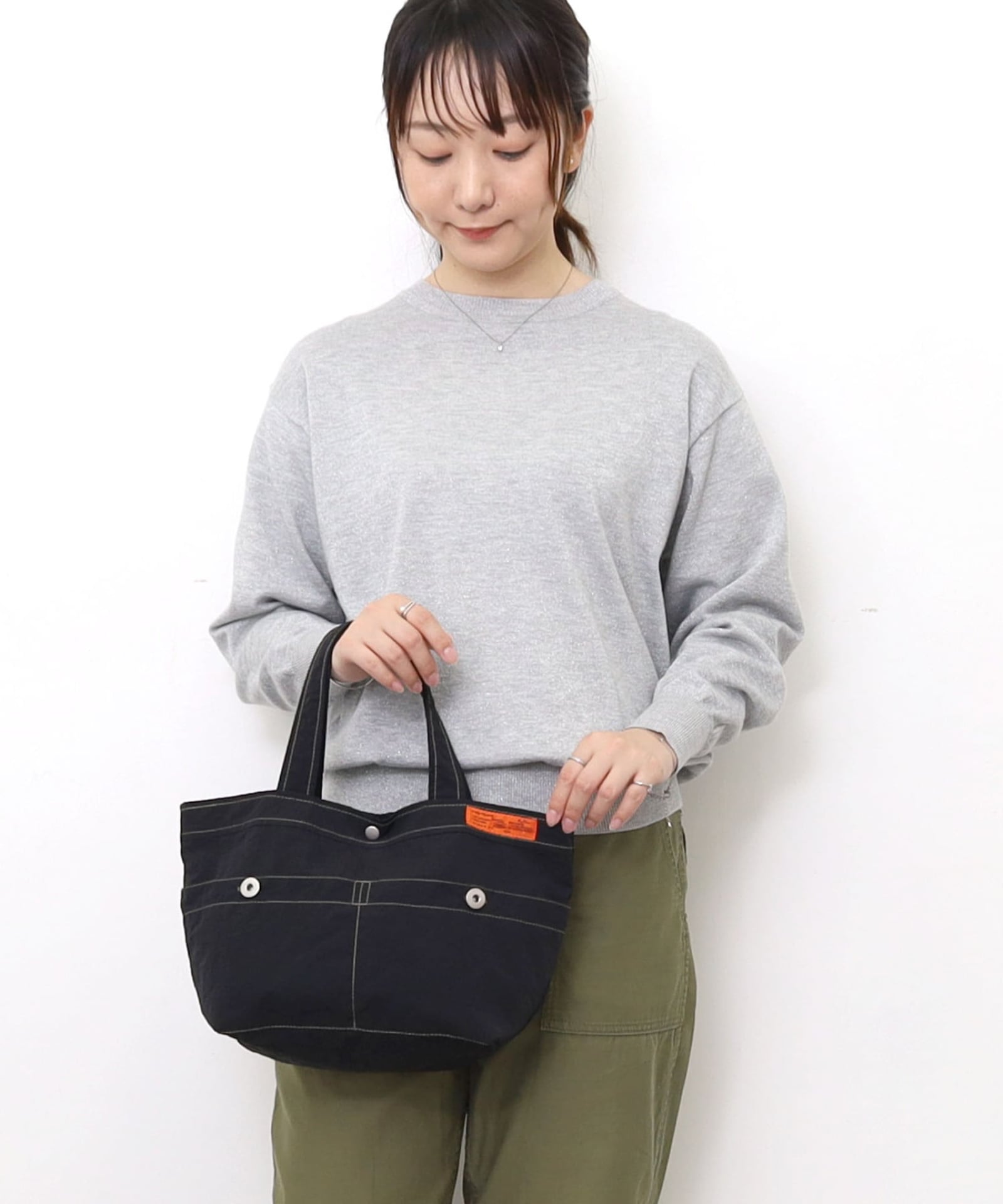 DANCE COOKIES トートバッグ ブラック　O-MENZ orange tag light miniトートバッグ | COO ONLINE
