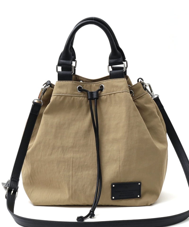 NYLON DRAWSTRING 2WAY TOTE BAG／A4対応 